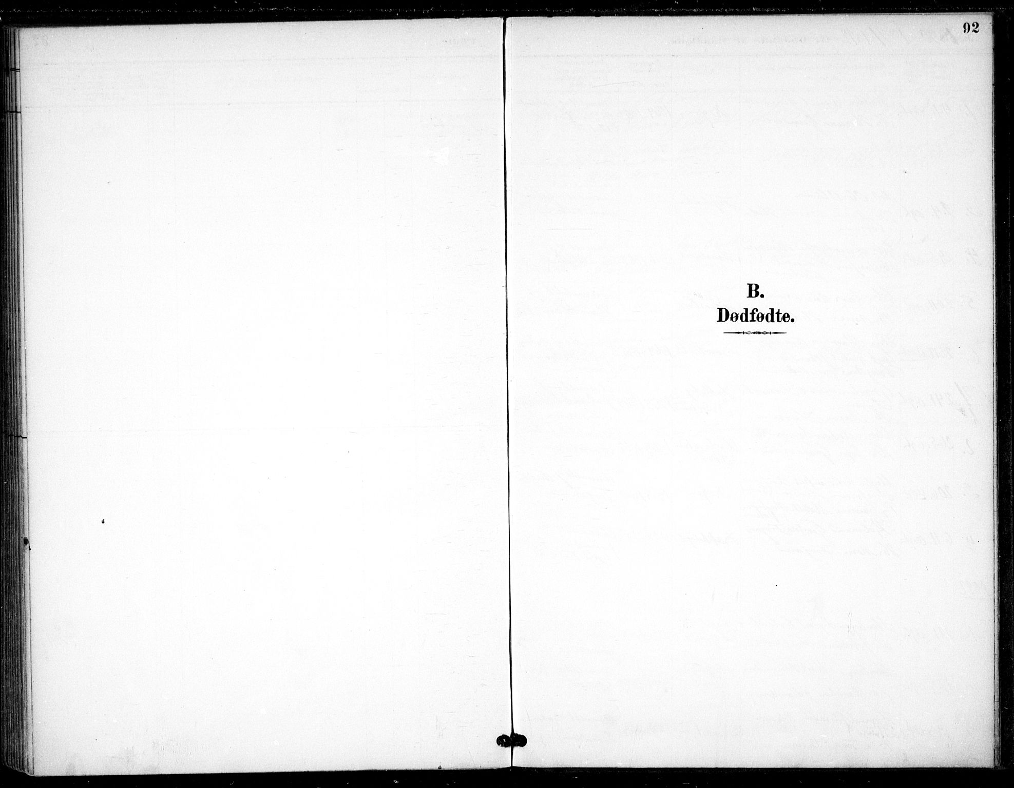 Østre Aker prestekontor Kirkebøker, AV/SAO-A-10840/F/Fa/L0009: Ministerialbok nr. I 9, 1890-1894, s. 92