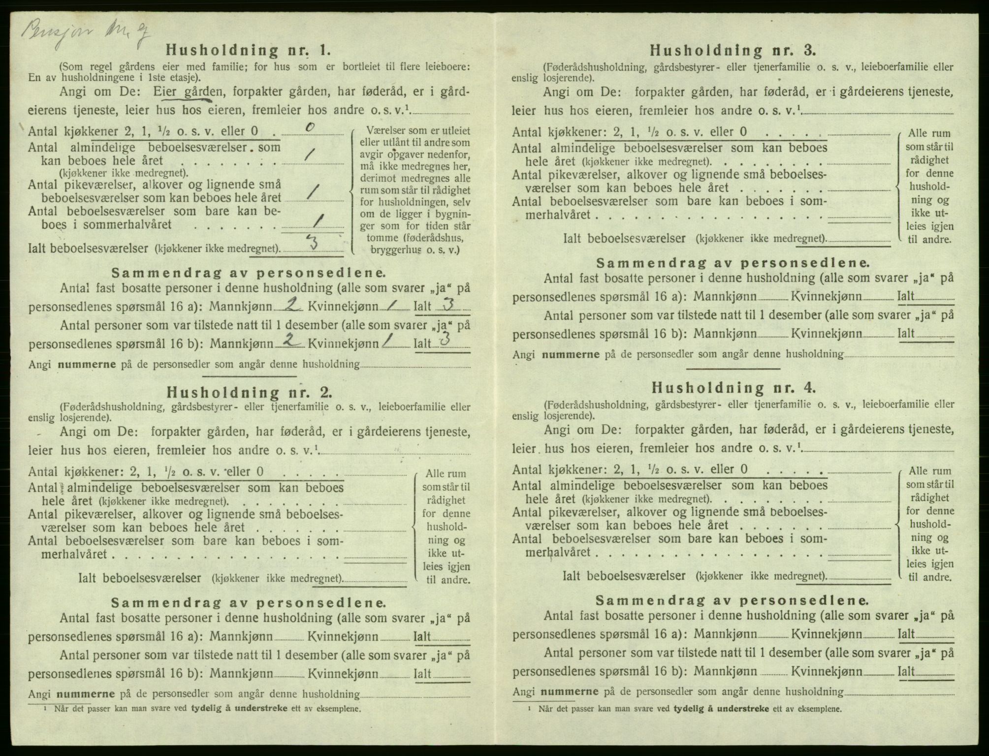 SAB, Folketelling 1920 for 1229 Røldal herred, 1920, s. 277