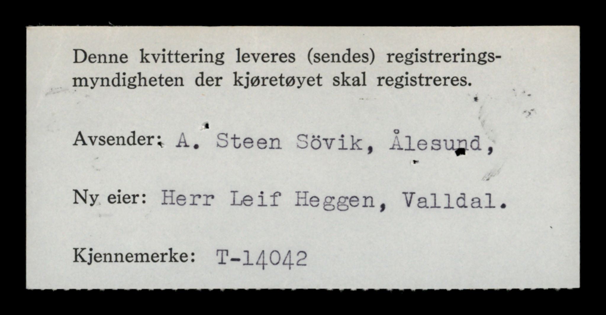 Møre og Romsdal vegkontor - Ålesund trafikkstasjon, AV/SAT-A-4099/F/Fe/L0042: Registreringskort for kjøretøy T 13906 - T 14079, 1927-1998, s. 2254