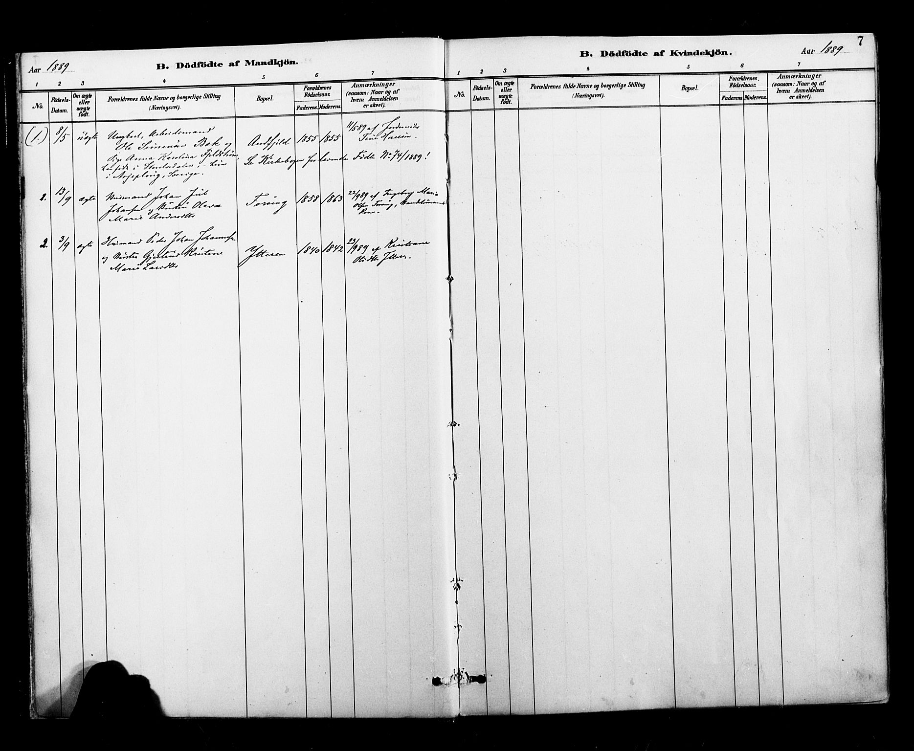 Ministerialprotokoller, klokkerbøker og fødselsregistre - Nordland, AV/SAT-A-1459/827/L0401: Ministerialbok nr. 827A13, 1887-1905, s. 7