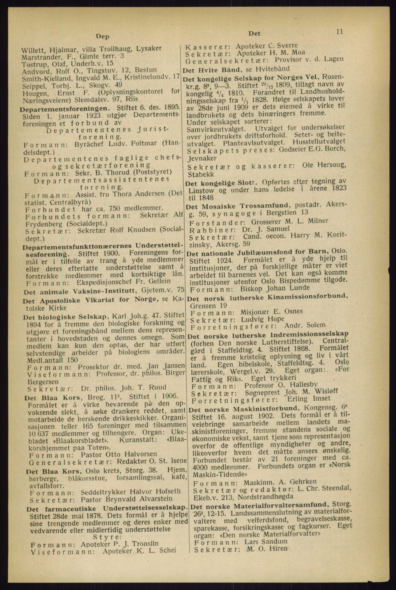 Kristiania/Oslo adressebok, PUBL/-, 1933, s. 11