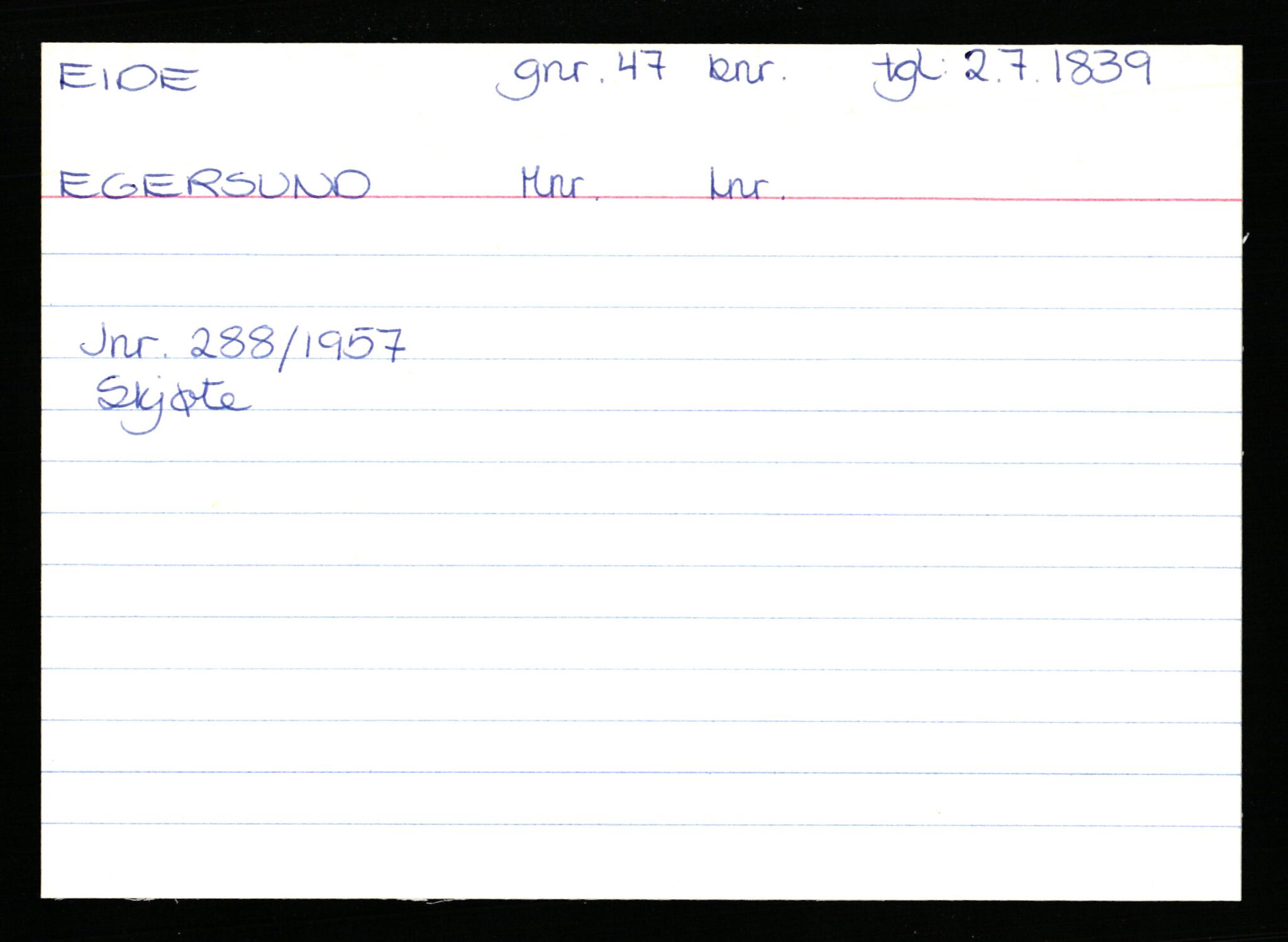 Statsarkivet i Stavanger, AV/SAST-A-101971/03/Y/Yk/L0007: Registerkort sortert etter gårdsnavn: Dritland - Eidland, 1750-1930, s. 355