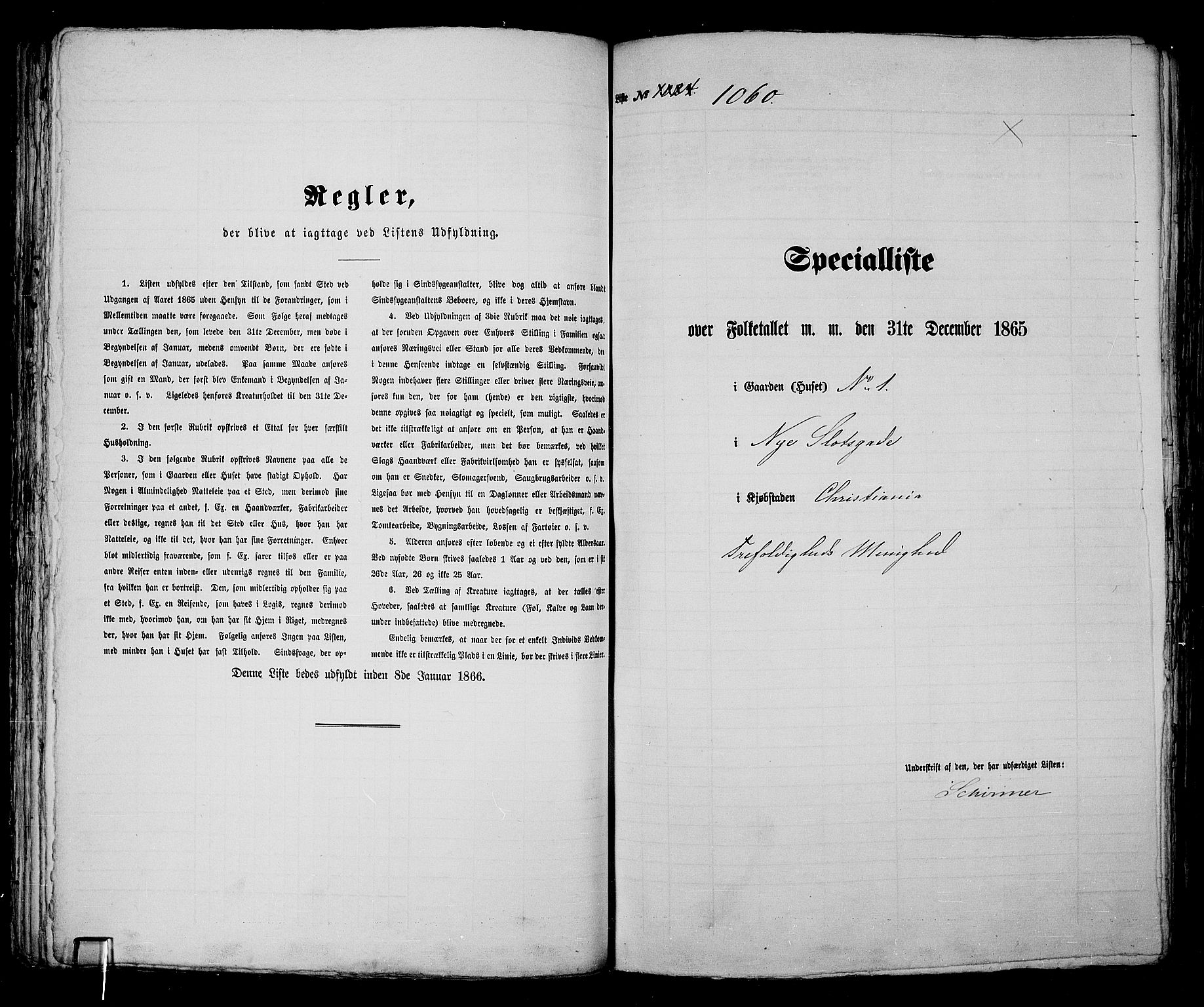 RA, Folketelling 1865 for 0301 Kristiania kjøpstad, 1865, s. 2399