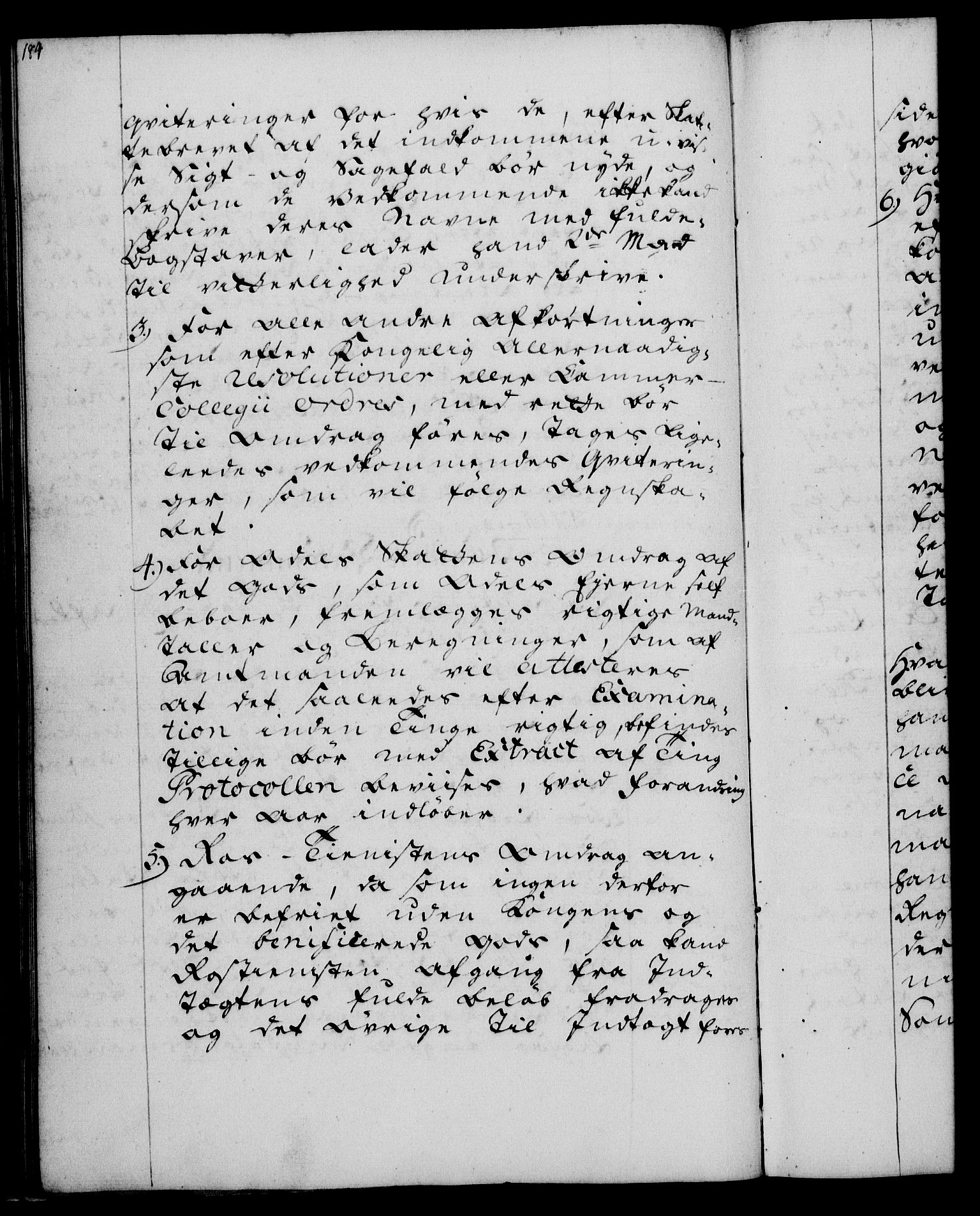 Rentekammeret, Kammerkanselliet, RA/EA-3111/G/Gg/Ggi/L0003: Norsk instruksjonsprotokoll med register (merket RK 53.36), 1751-1775, s. 184