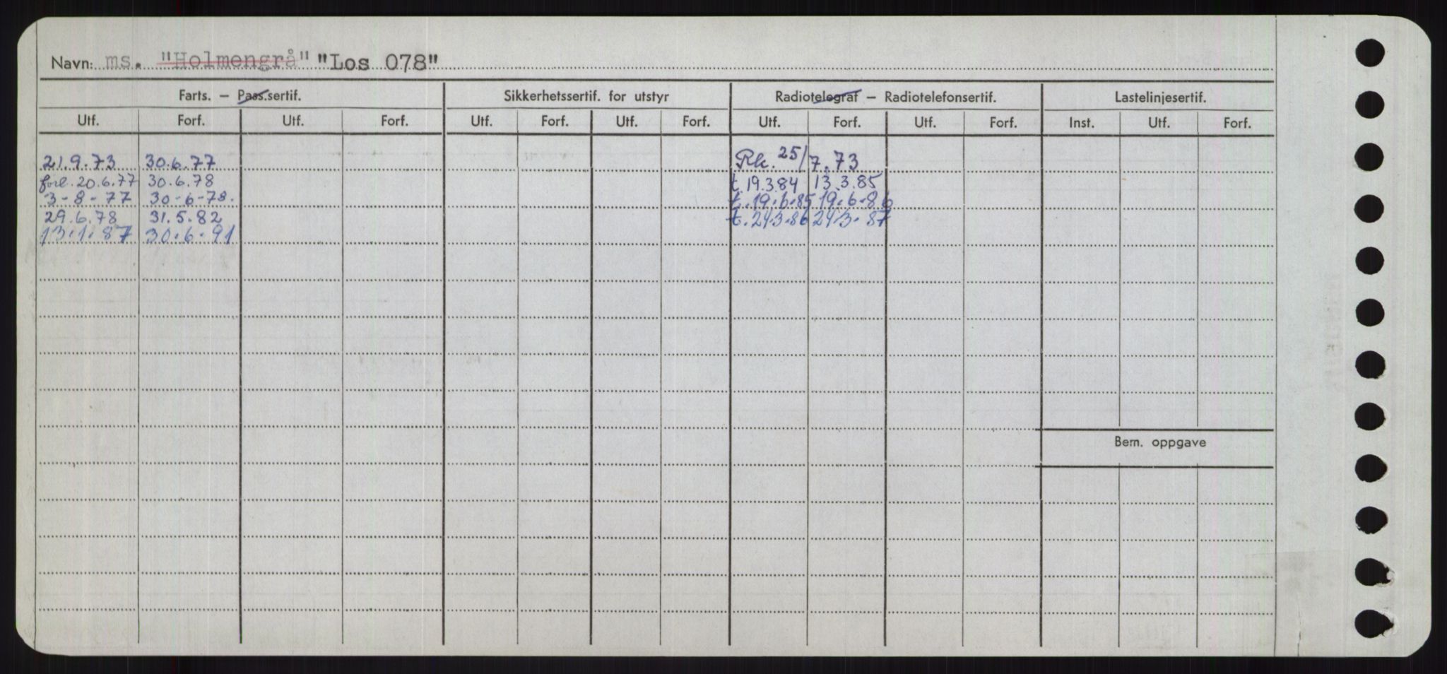 Sjøfartsdirektoratet med forløpere, Skipsmålingen, AV/RA-S-1627/H/Ha/L0003/0002: Fartøy, Hilm-Mar / Fartøy, Kom-Mar, s. 614