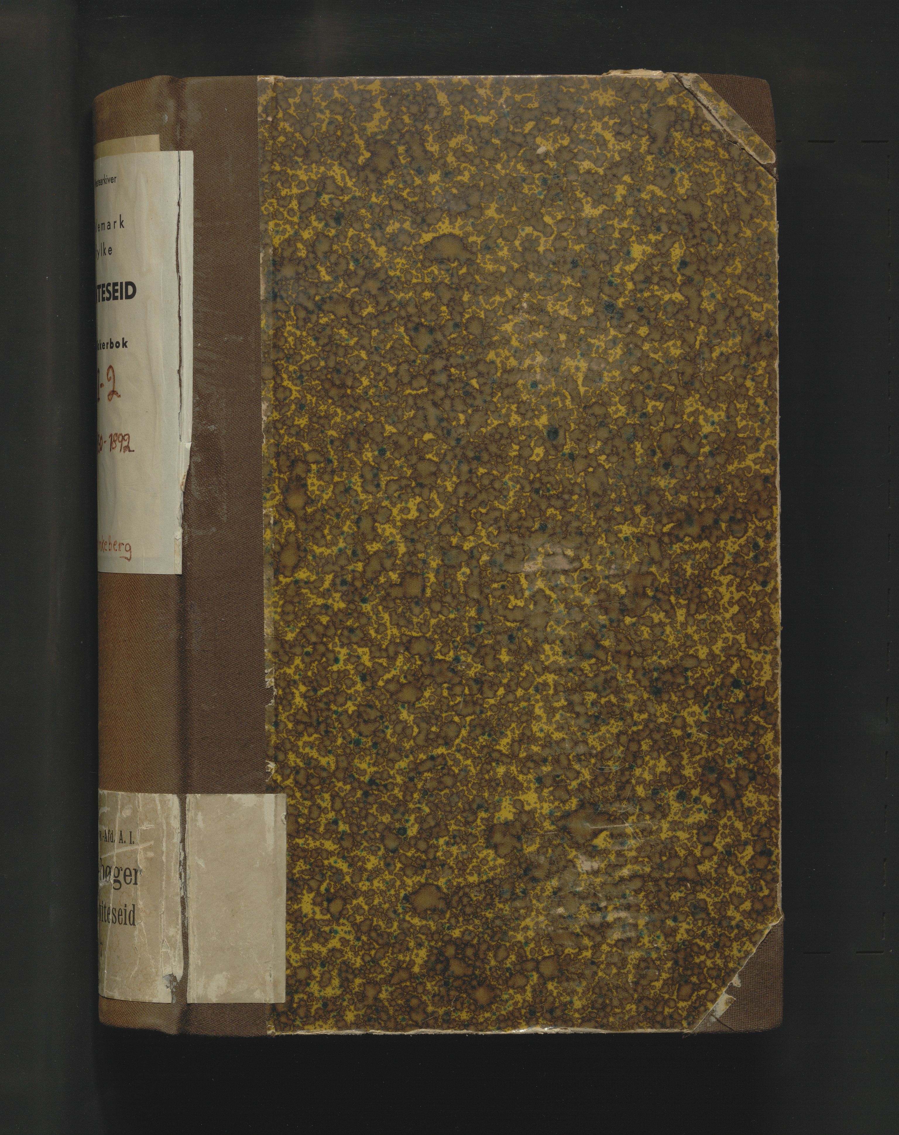 Kviteseid kirkebøker, SAKO/A-276/G/Gb/L0002: Klokkerbok nr. II 2, 1850-1892