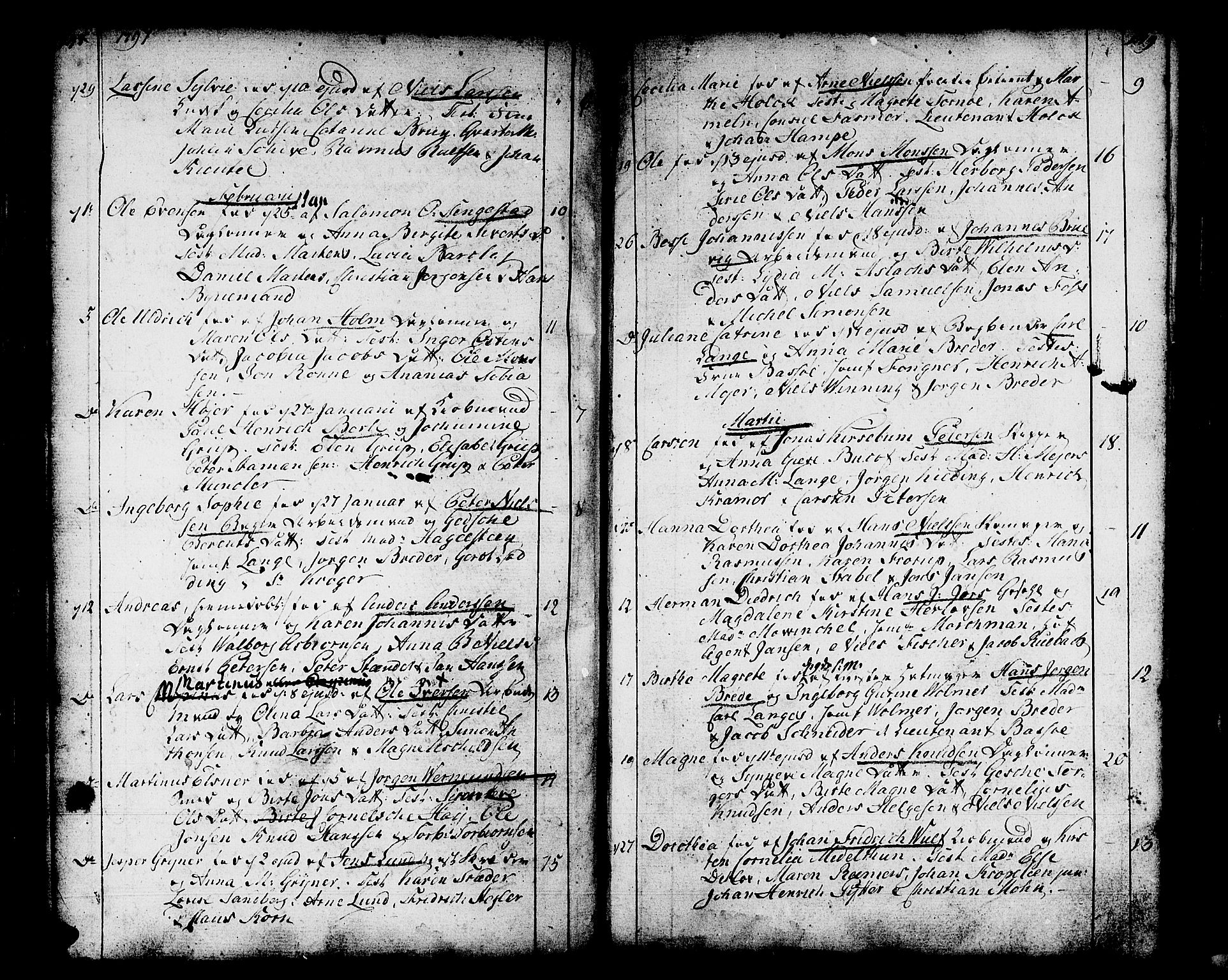 Domkirken sokneprestembete, AV/SAB-A-74801/H/Haa/L0004: Ministerialbok nr. A 4, 1763-1820, s. 148-149