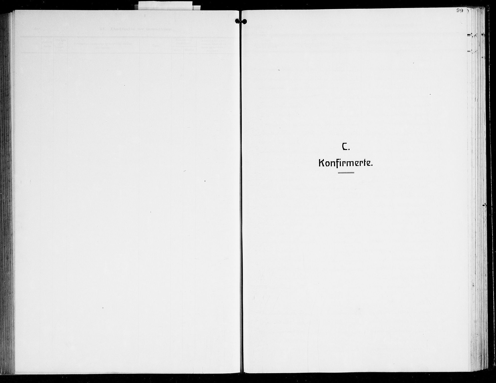 Åsane sokneprestembete, SAB/A-79401/H/Hab: Klokkerbok nr. A 5, 1928-1943, s. 99