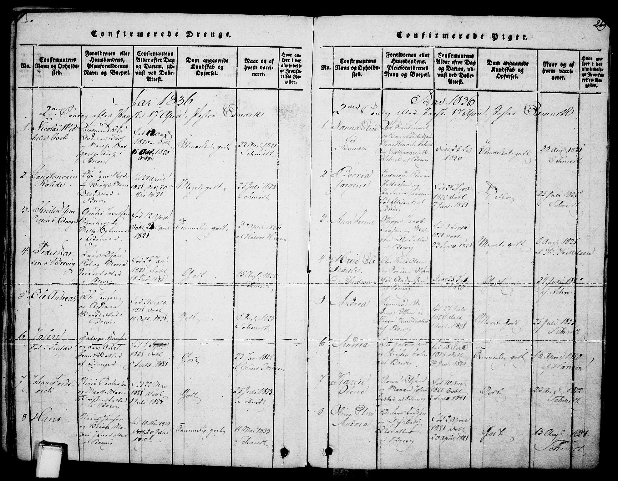 Brevik kirkebøker, AV/SAKO-A-255/F/Fa/L0004: Ministerialbok nr. 4, 1814-1846, s. 269