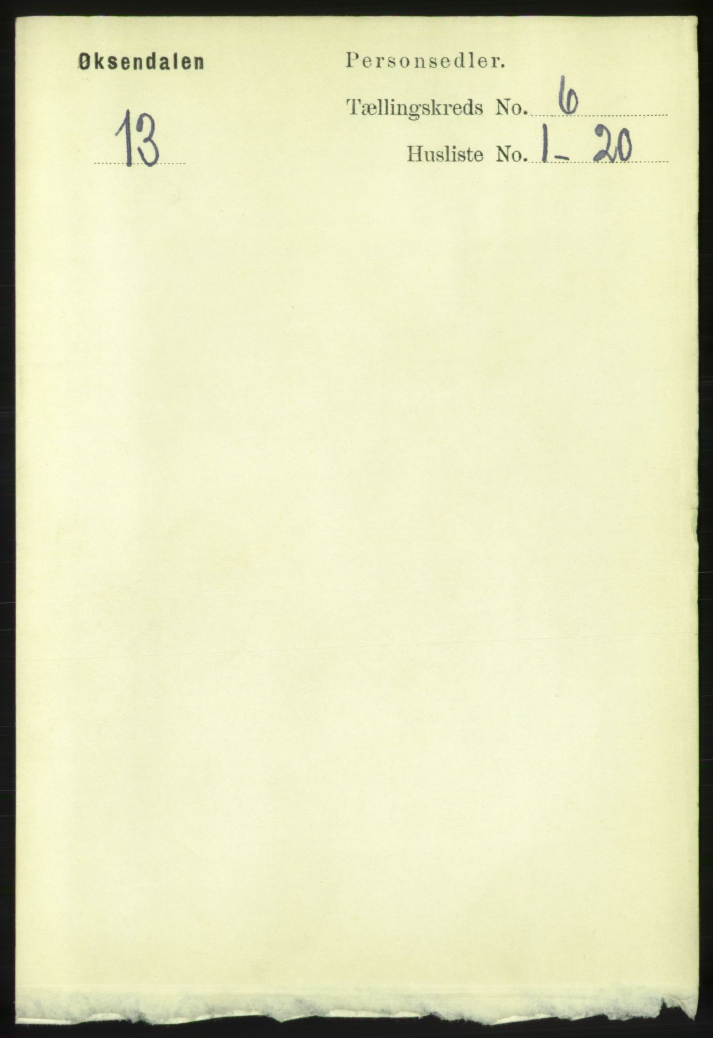 RA, Folketelling 1891 for 1561 Øksendal herred, 1891, s. 1231