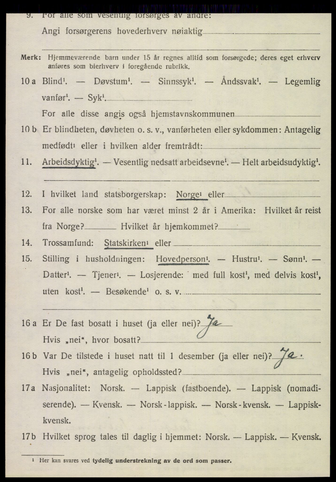 SAT, Folketelling 1920 for 1828 Nesna herred, 1920, s. 6566