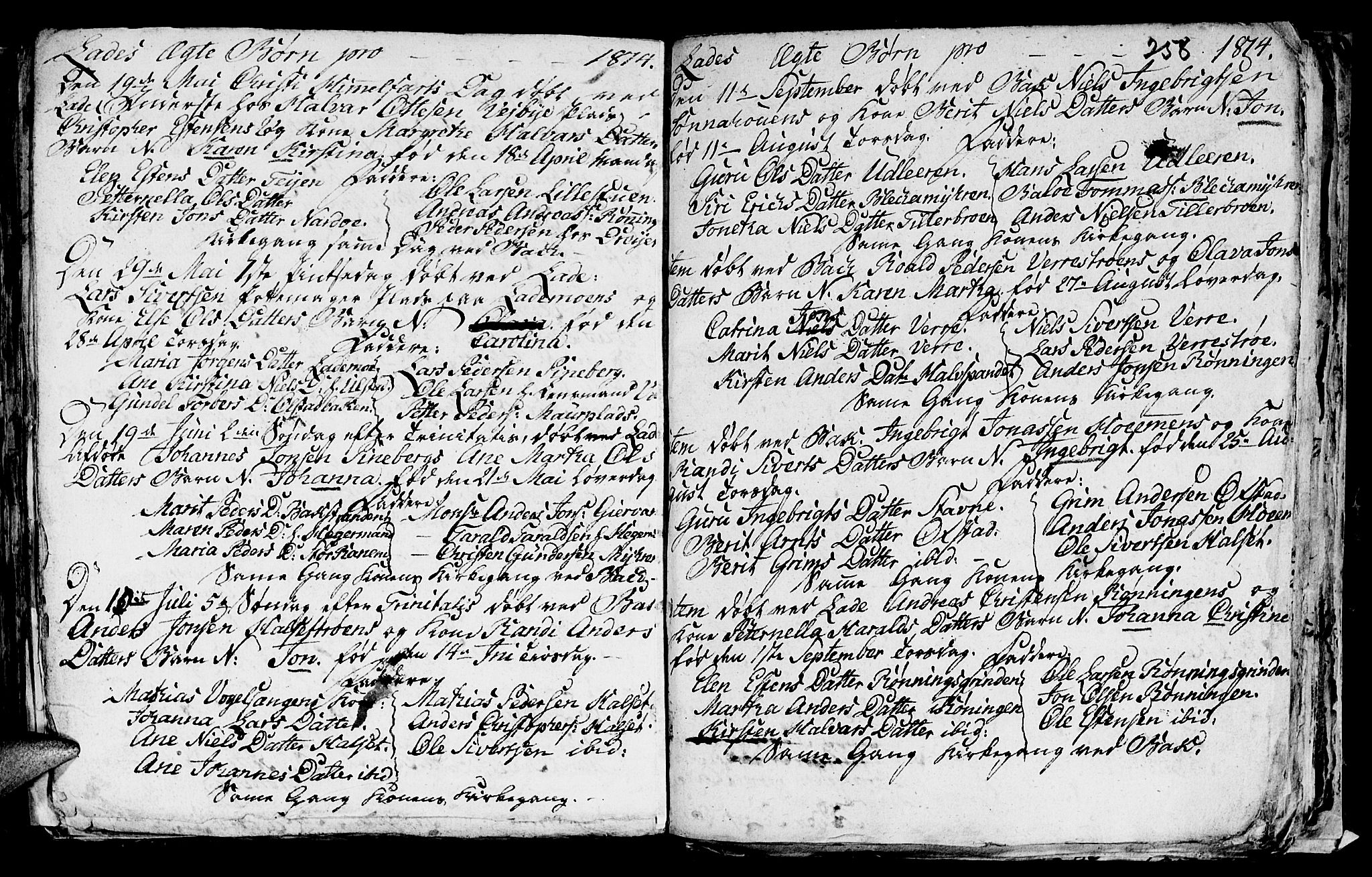 Ministerialprotokoller, klokkerbøker og fødselsregistre - Sør-Trøndelag, SAT/A-1456/606/L0305: Klokkerbok nr. 606C01, 1757-1819, s. 258