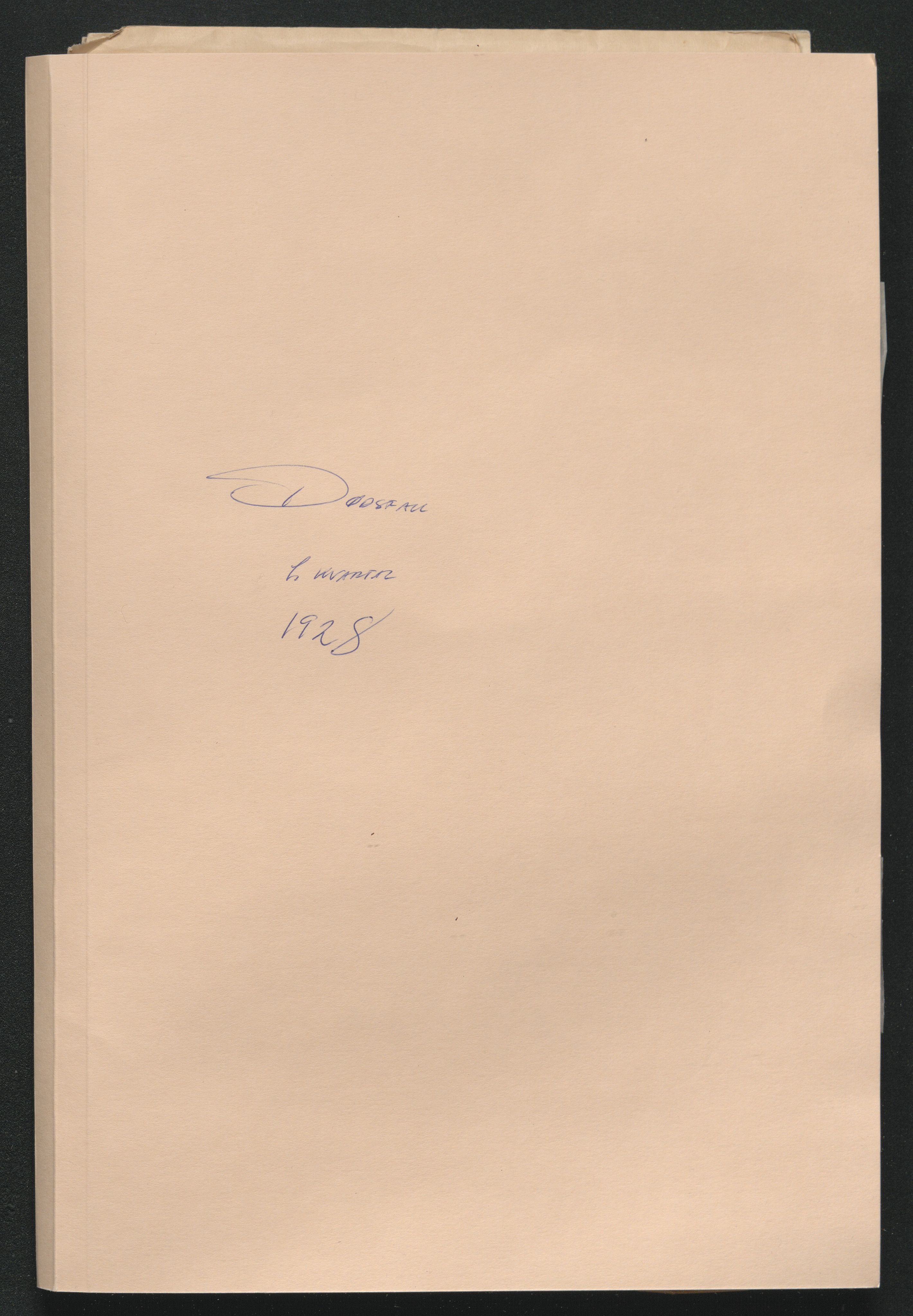 Eiker, Modum og Sigdal sorenskriveri, SAKO/A-123/H/Ha/Hab/L0045: Dødsfallsmeldinger, 1928-1929, s. 1