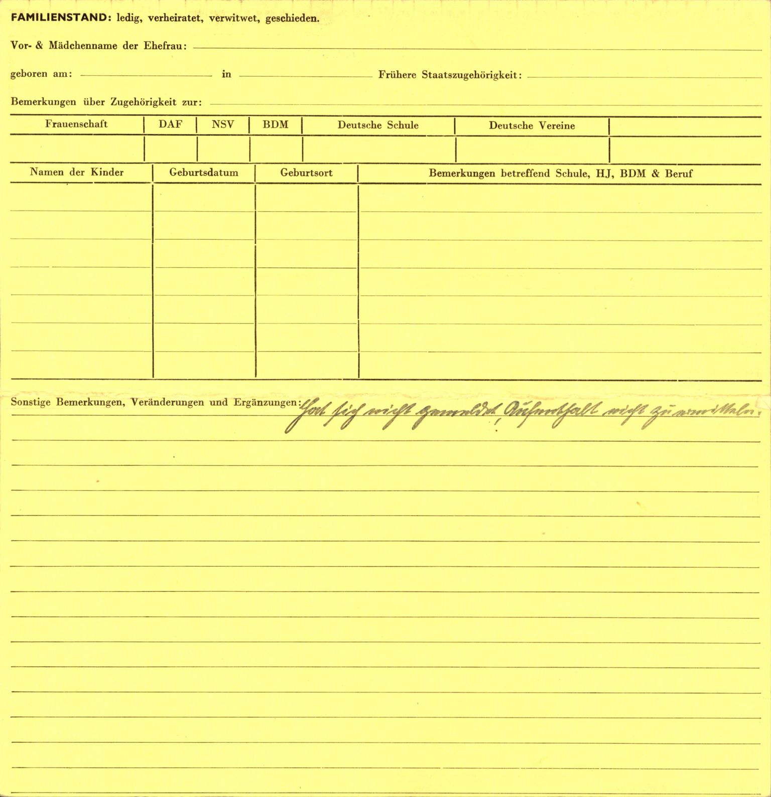 Forsvaret, Forsvarets overkommando II, AV/RA-RAFA-3915/D/Db/L0010: CI Questionaires. Tyske okkupasjonsstyrker i Norge. Tyskere., 1945-1946, s. 248