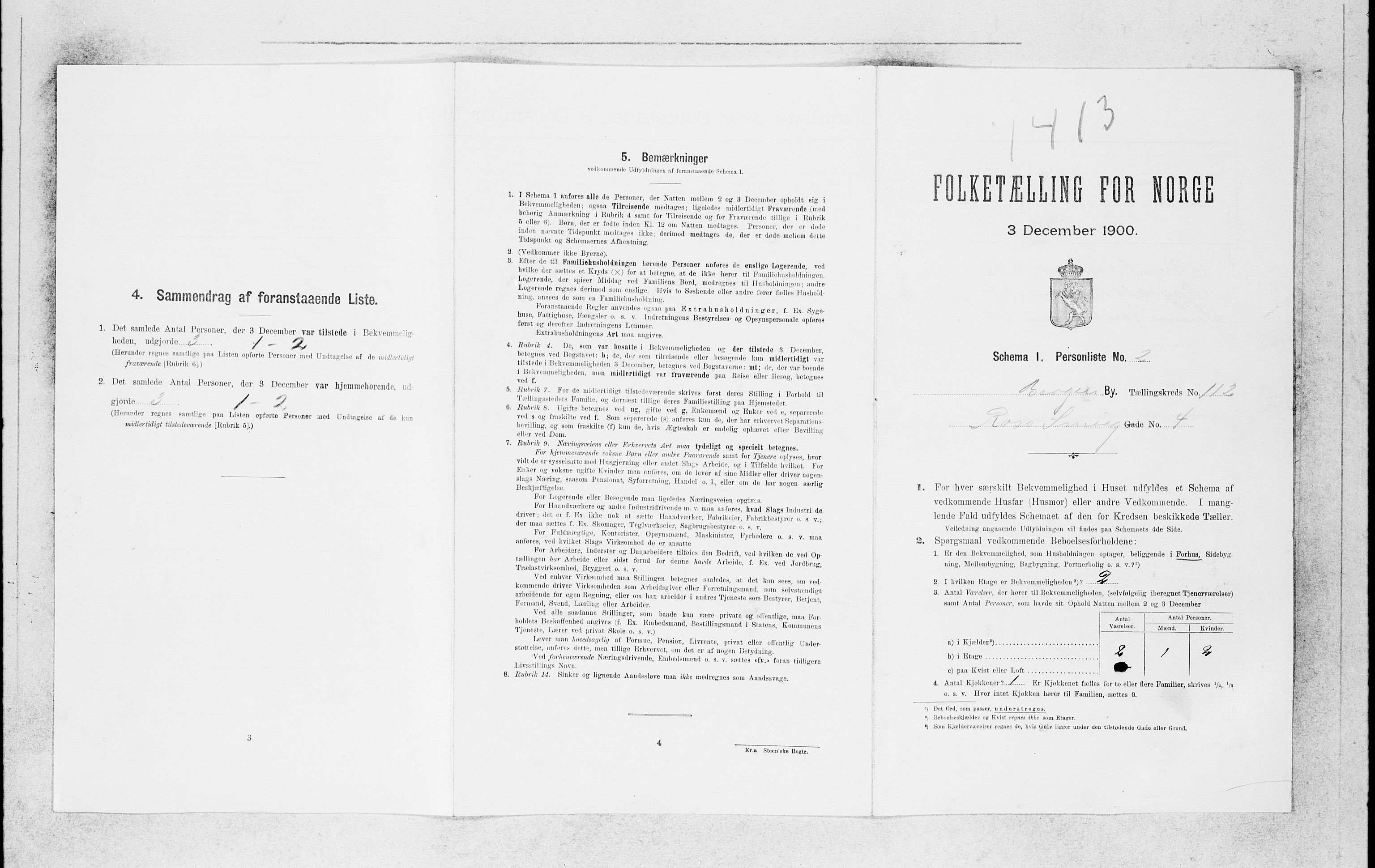 SAB, Folketelling 1900 for 1301 Bergen kjøpstad, 1900, s. 23252
