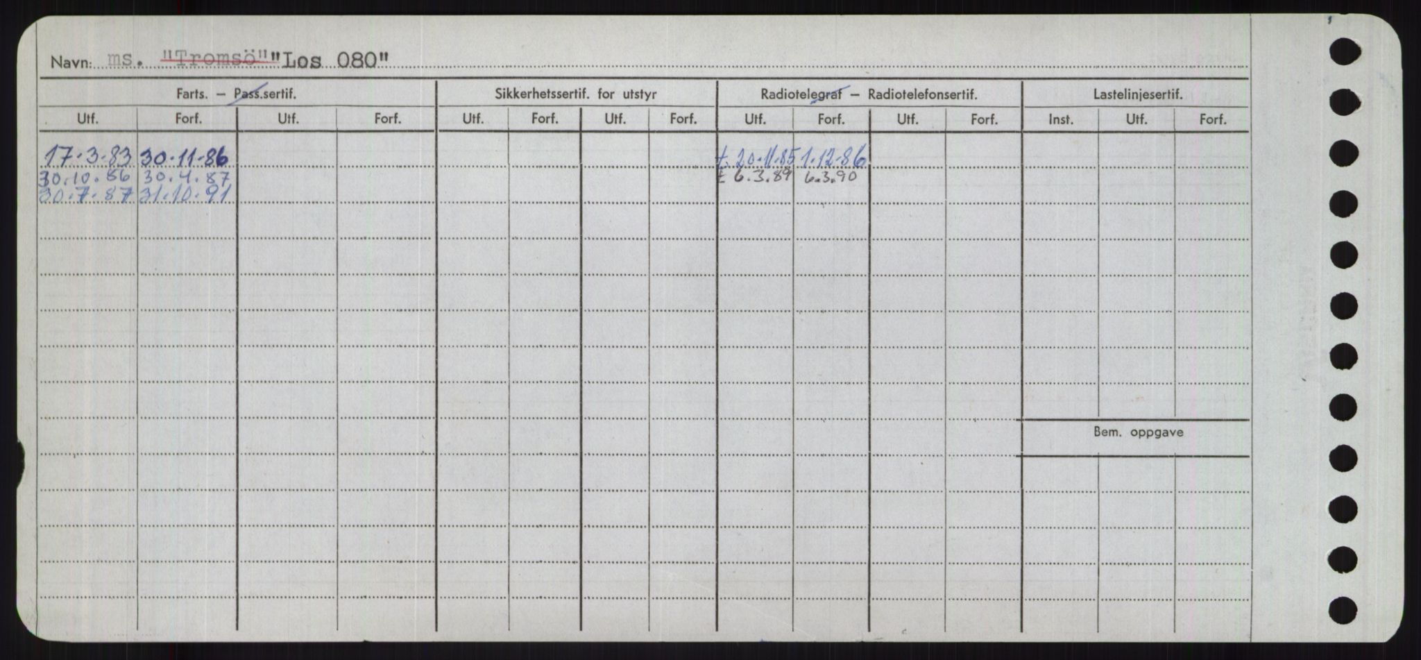 Sjøfartsdirektoratet med forløpere, Skipsmålingen, AV/RA-S-1627/H/Ha/L0003/0002: Fartøy, Hilm-Mar / Fartøy, Kom-Mar, s. 616