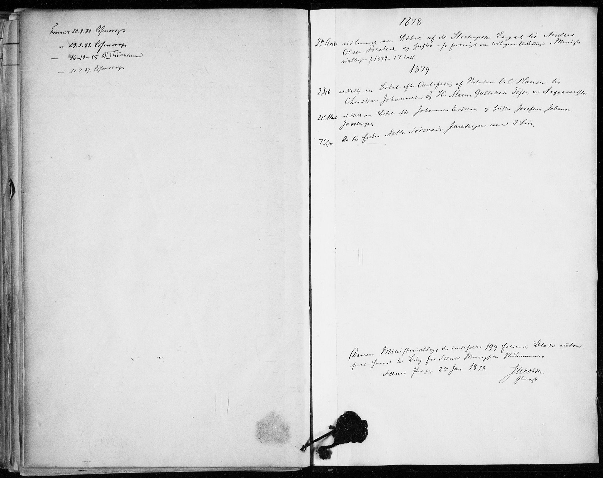 Sem kirkebøker, AV/SAKO-A-5/F/Fa/L0010: Ministerialbok nr. I 10, 1878-1887