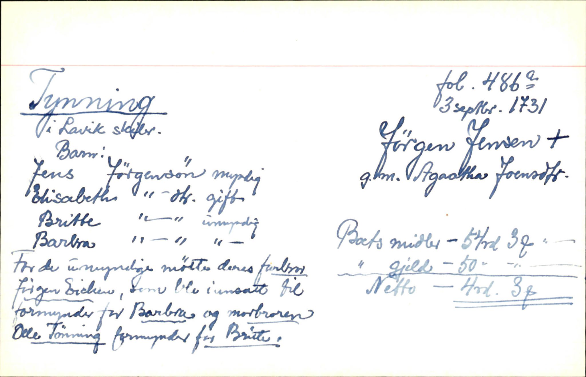 Skiftekort ved Statsarkivet i Bergen, SAB/SKIFTEKORT/006/L0002: Skifteprotokoll nr. 3 og skiftedesignasjoner 1733-1738, 1720-1738, s. 269