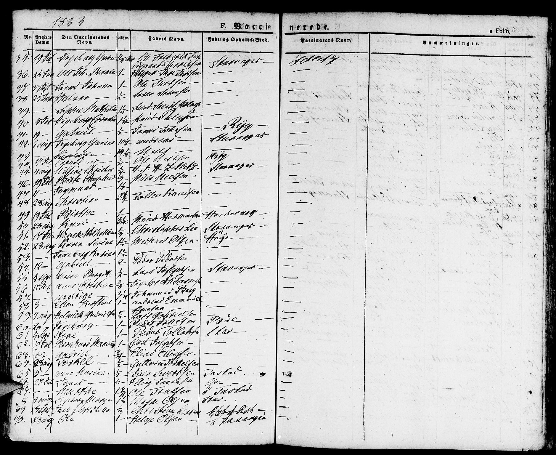Domkirken sokneprestkontor, AV/SAST-A-101812/001/30/30BA/L0011: Ministerialbok nr. A 11, 1832-1856