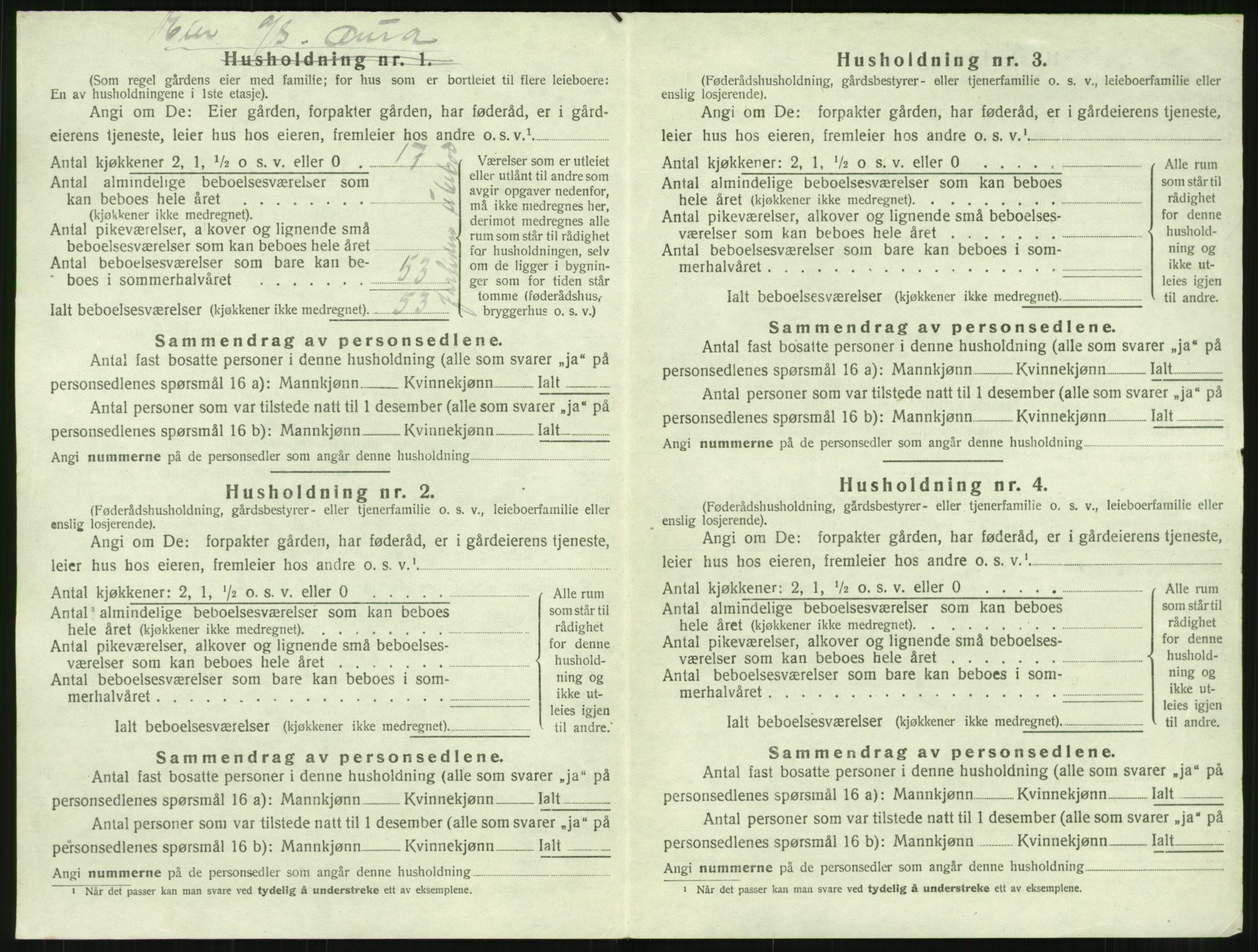 SAT, Folketelling 1920 for 1563 Sunndal herred, 1920, s. 283