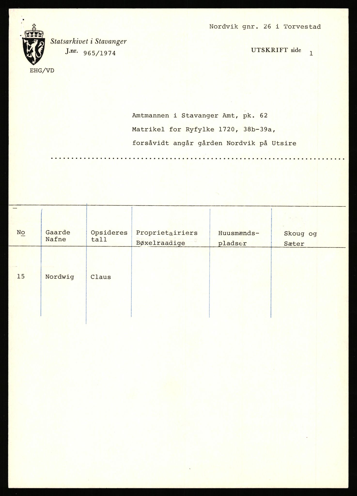 Statsarkivet i Stavanger, SAST/A-101971/03/Y/Yj/L0063: Avskrifter sortert etter gårdsnavn: Nordbraud - Nordvik, 1750-1930, s. 518