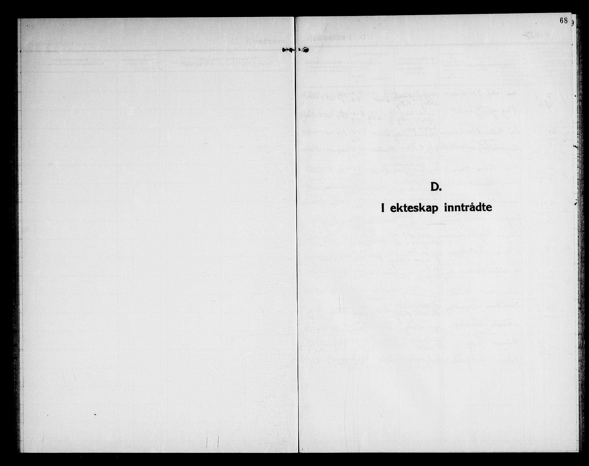 Ås prestekontor Kirkebøker, SAO/A-10894/G/Gb/L0003: Klokkerbok nr. II 3, 1937-1947, s. 68