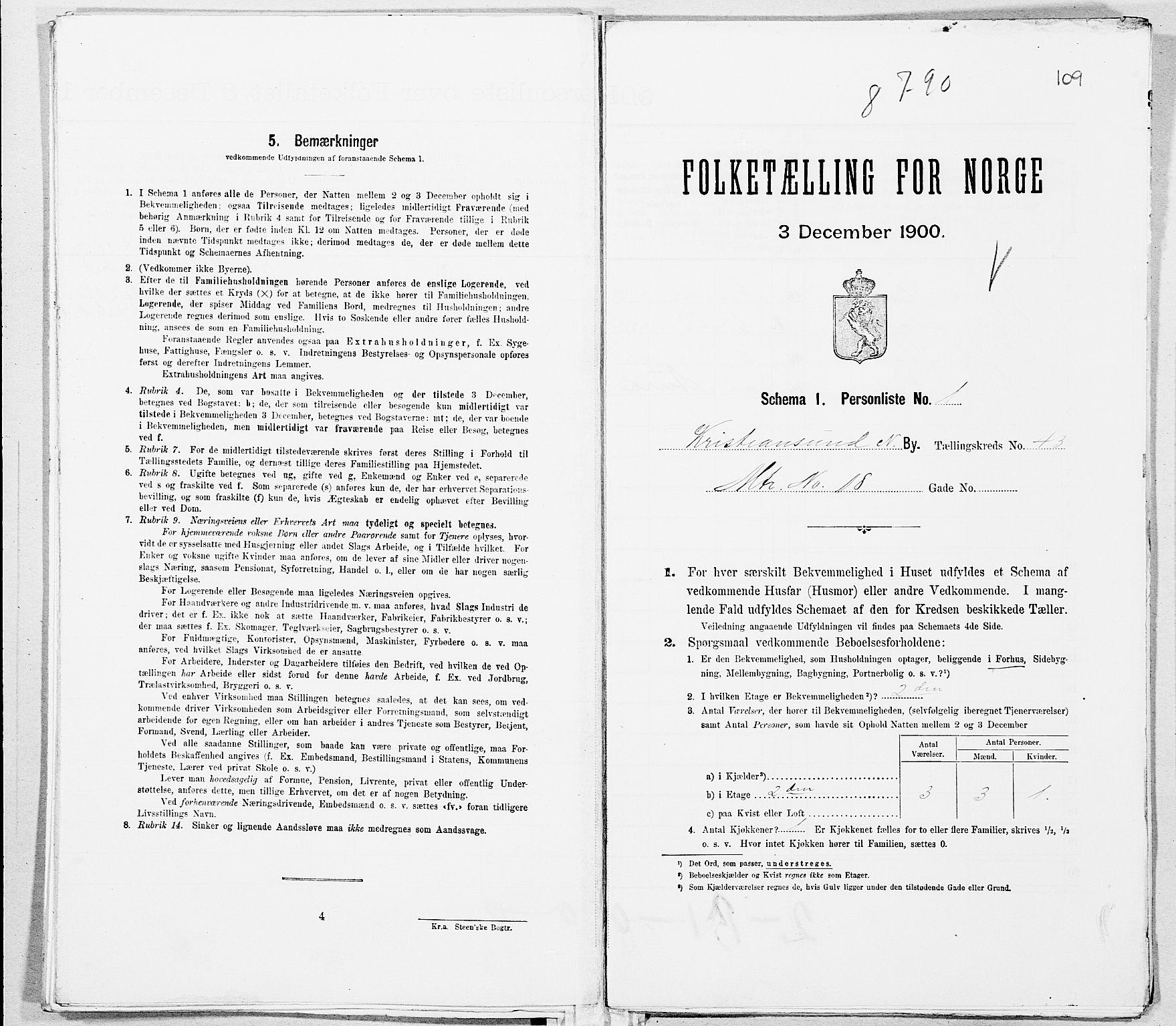SAT, Folketelling 1900 for 1503 Kristiansund kjøpstad, 1900, s. 7421