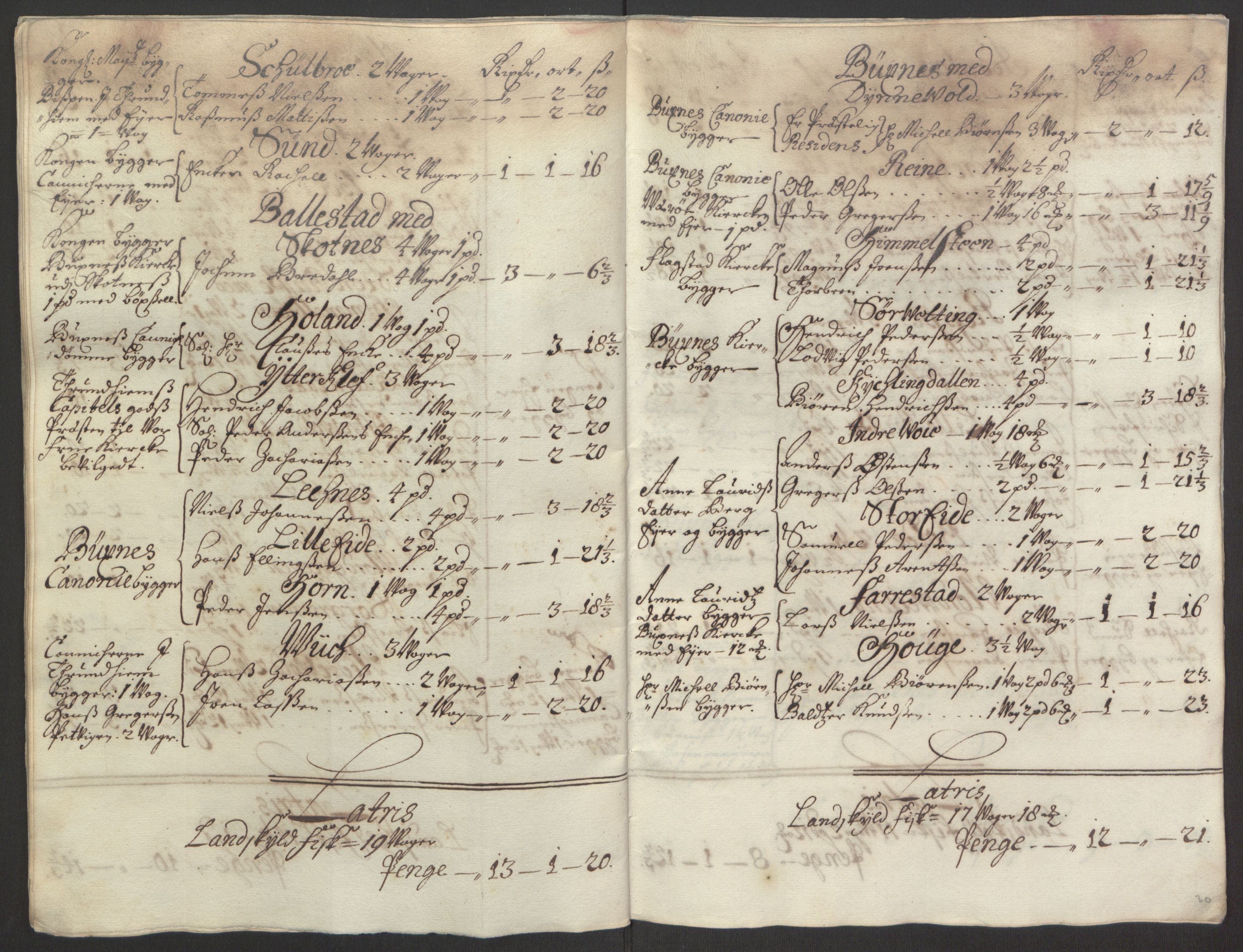 Rentekammeret inntil 1814, Reviderte regnskaper, Fogderegnskap, RA/EA-4092/R67/L4677: Fogderegnskap Vesterålen, Andenes og Lofoten, 1694-1695, s. 44