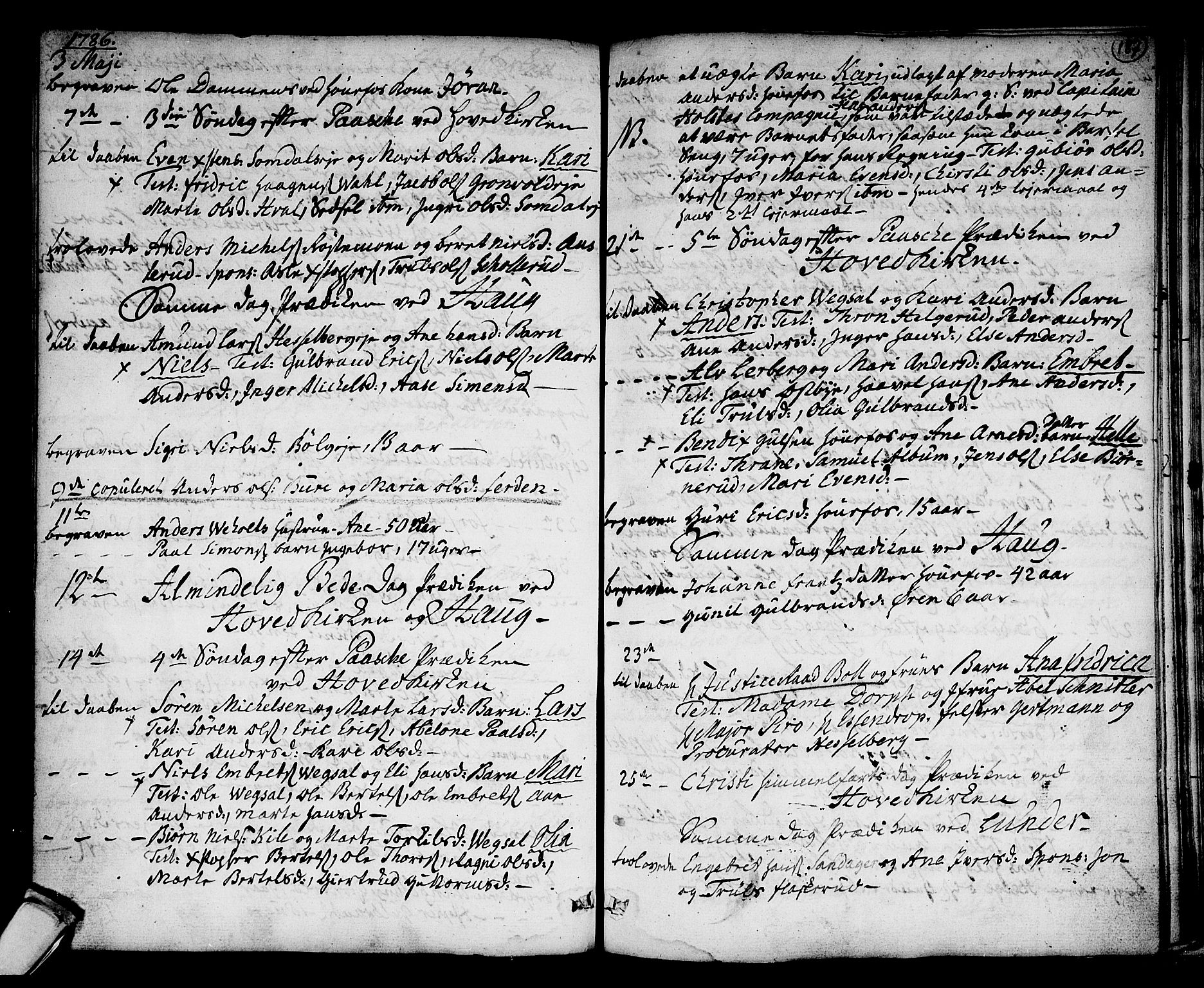Norderhov kirkebøker, AV/SAKO-A-237/F/Fa/L0005: Ministerialbok nr. 5, 1775-1789, s. 187