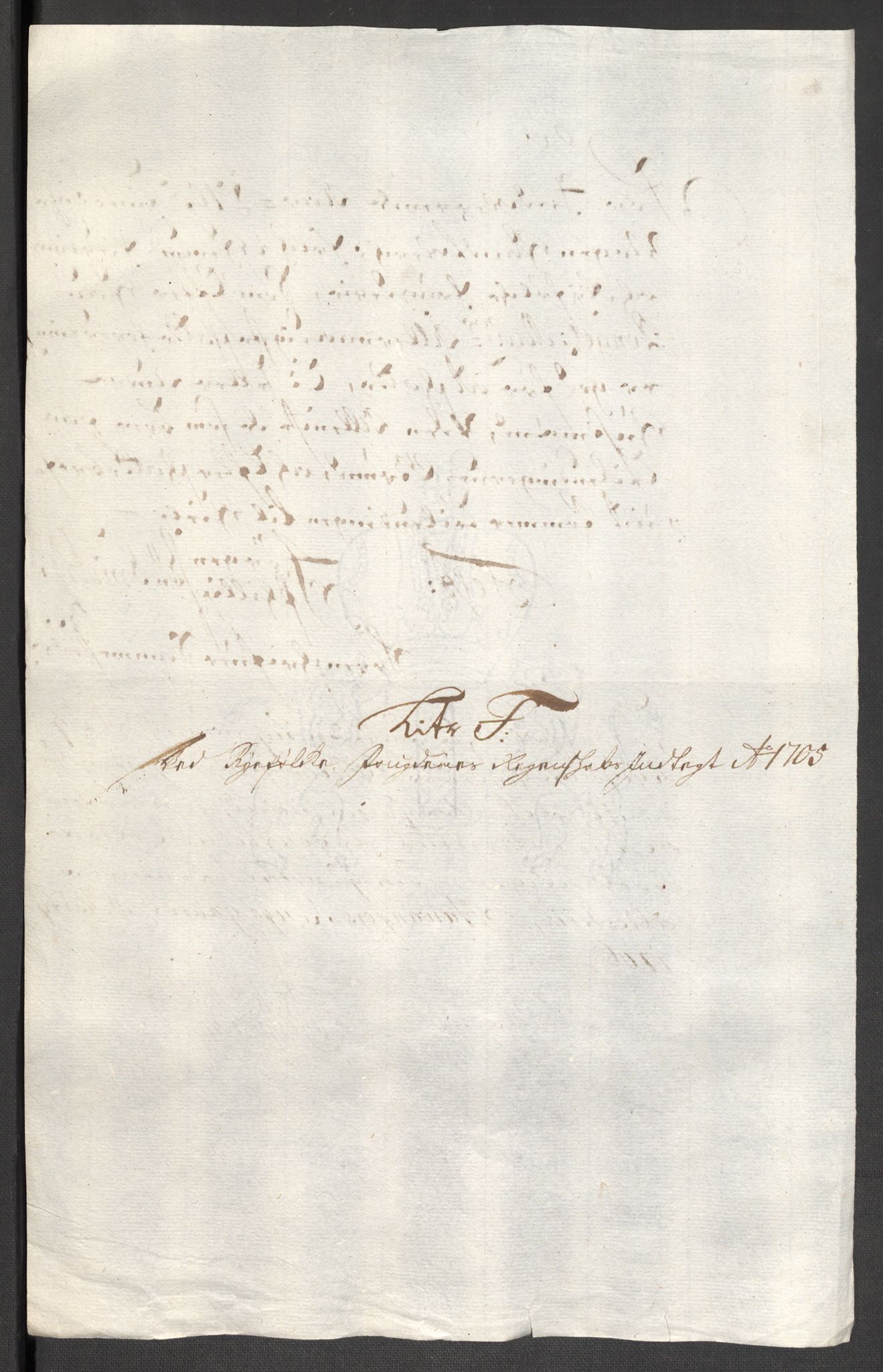 Rentekammeret inntil 1814, Reviderte regnskaper, Fogderegnskap, AV/RA-EA-4092/R47/L2860: Fogderegnskap Ryfylke, 1703-1705, s. 486
