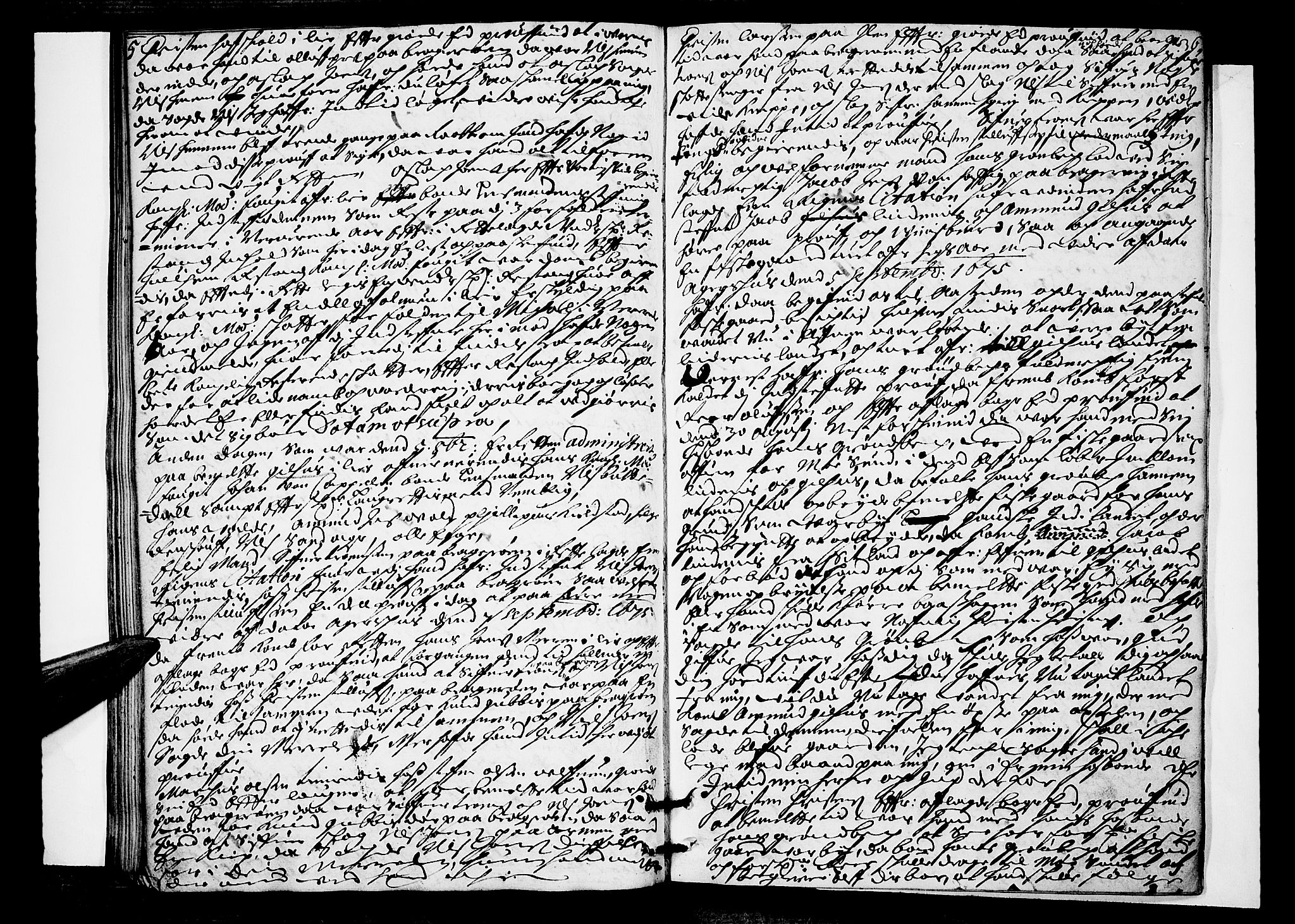 Lier, Røyken og Hurum sorenskriveri, AV/SAKO-A-89/F/Fa/L0016: Tingbok, 1675, s. 36