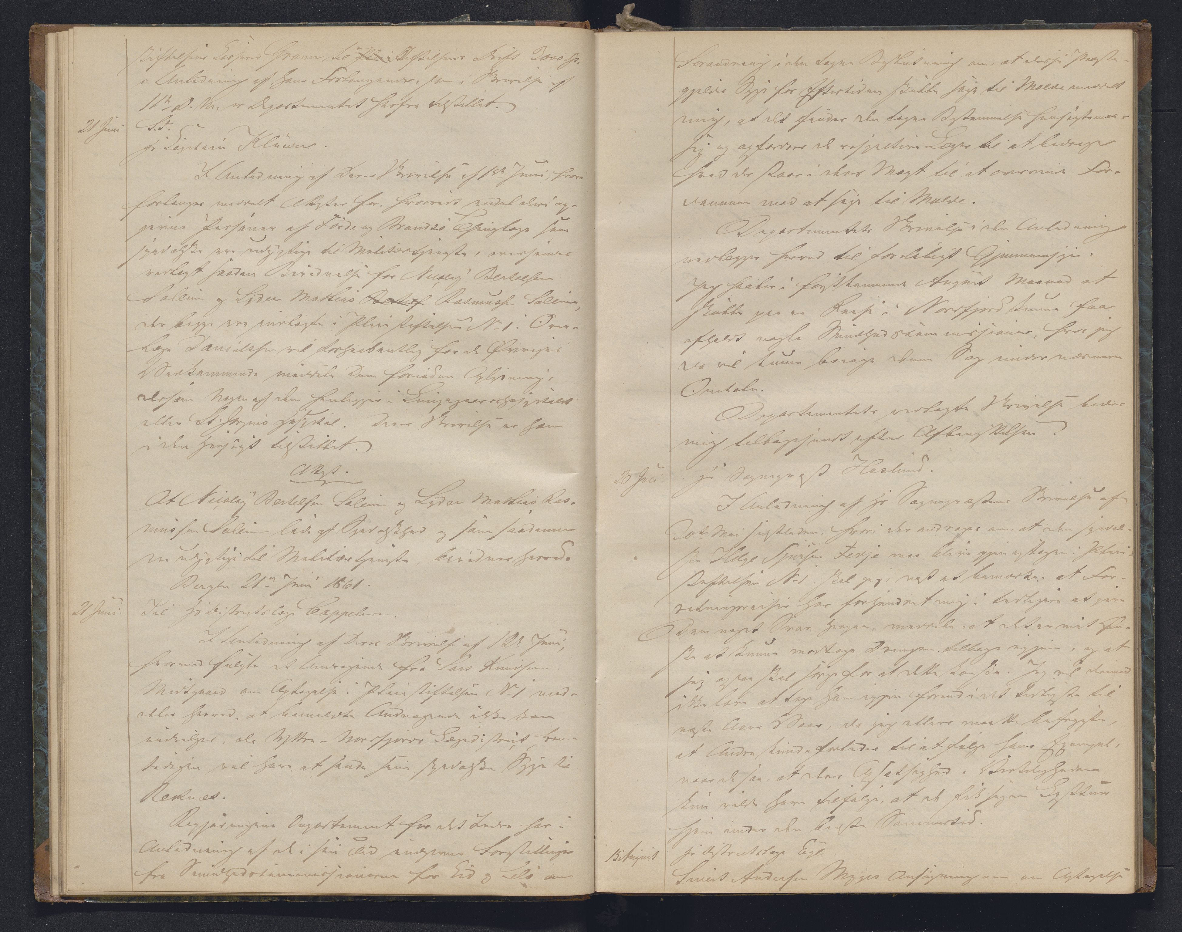 Lepraarkiver - Overlegen for den spedalske sykdom, AV/SAB-A-61001/B.b/L0006: Kopibok, 1860-1874