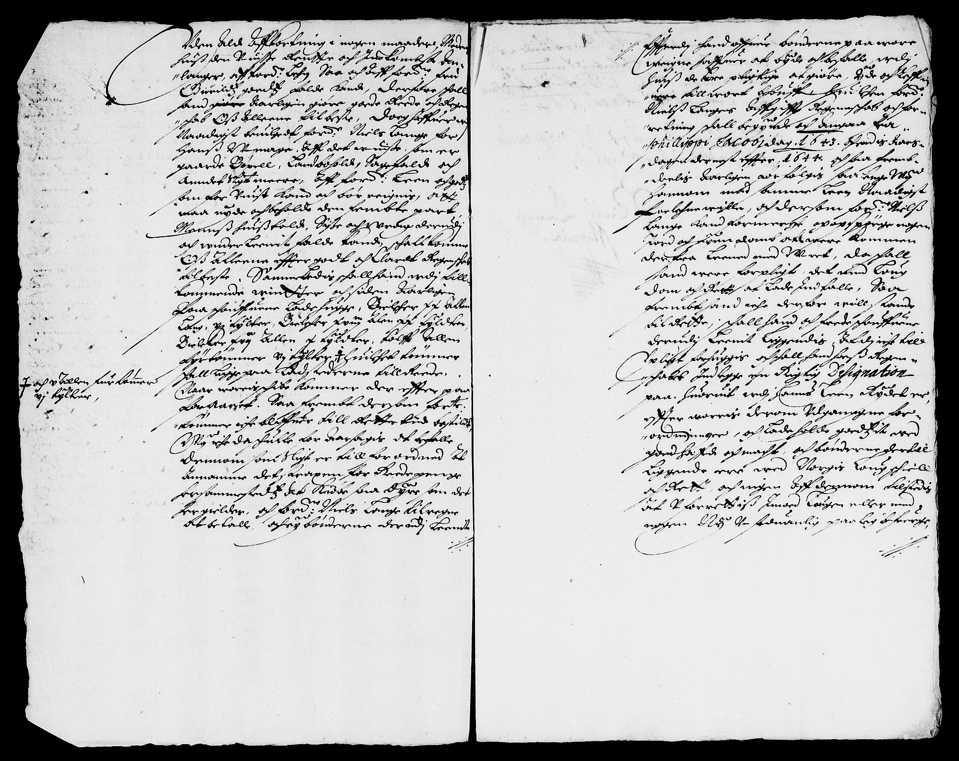 Rentekammeret inntil 1814, Reviderte regnskaper, Lensregnskaper, AV/RA-EA-5023/R/Rb/Rbl/L0008: Brunla len, 1641-1644