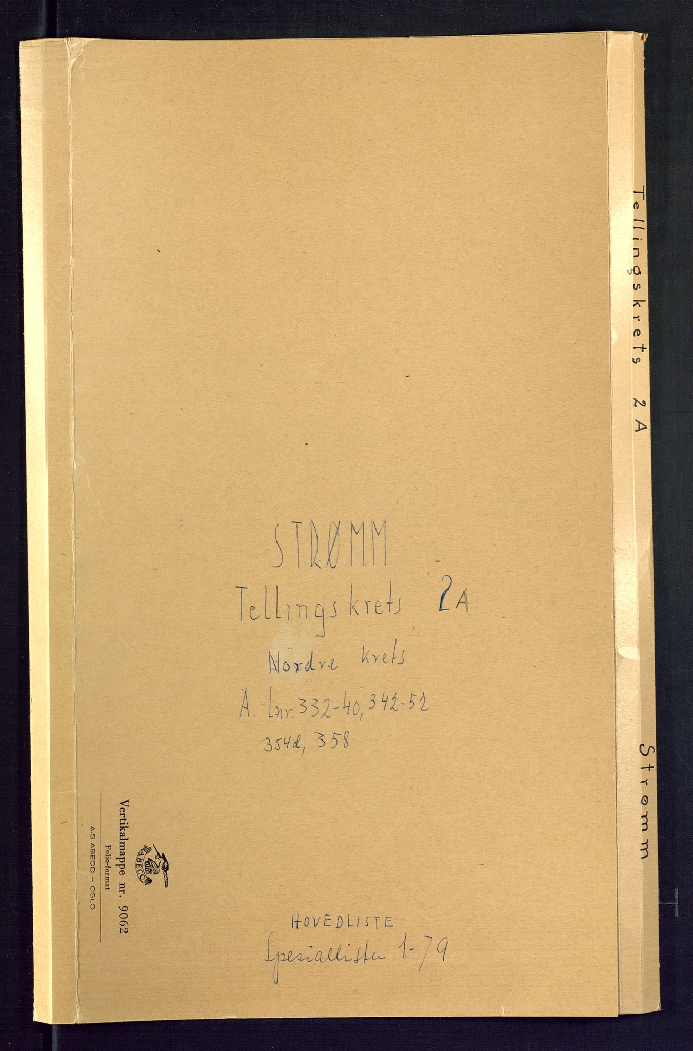 SAKO, Folketelling 1875 for 0711L Strømm prestegjeld, Strømm sokn, 1875, s. 5