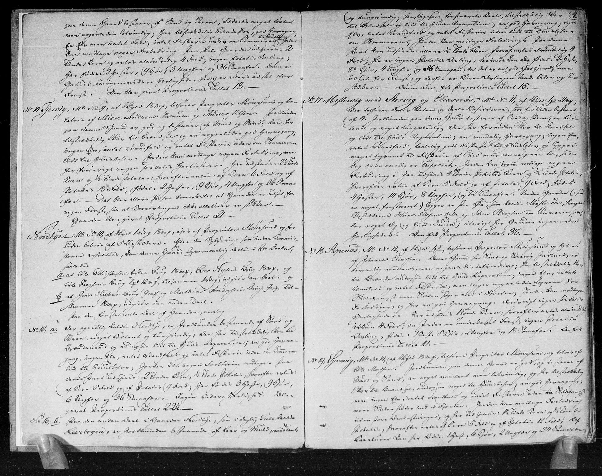 Hovedmatrikkelkommisjonen, AV/RA-S-1529, 1819-1820