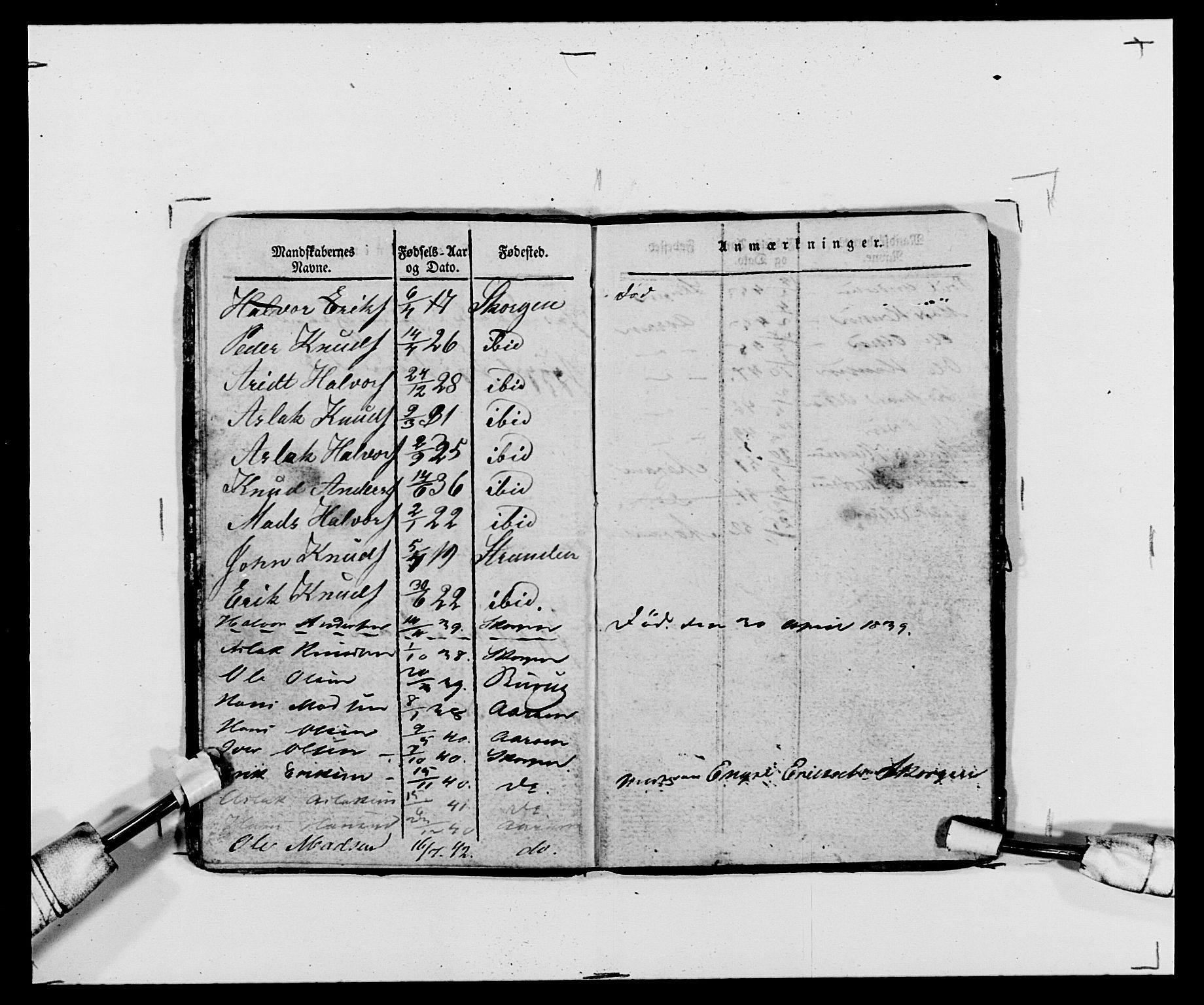 Generalitets- og kommissariatskollegiet, Det kongelige norske kommissariatskollegium, AV/RA-EA-5420/E/Eh/L0120: Tingvollske kompani, 1850-1870, s. 240