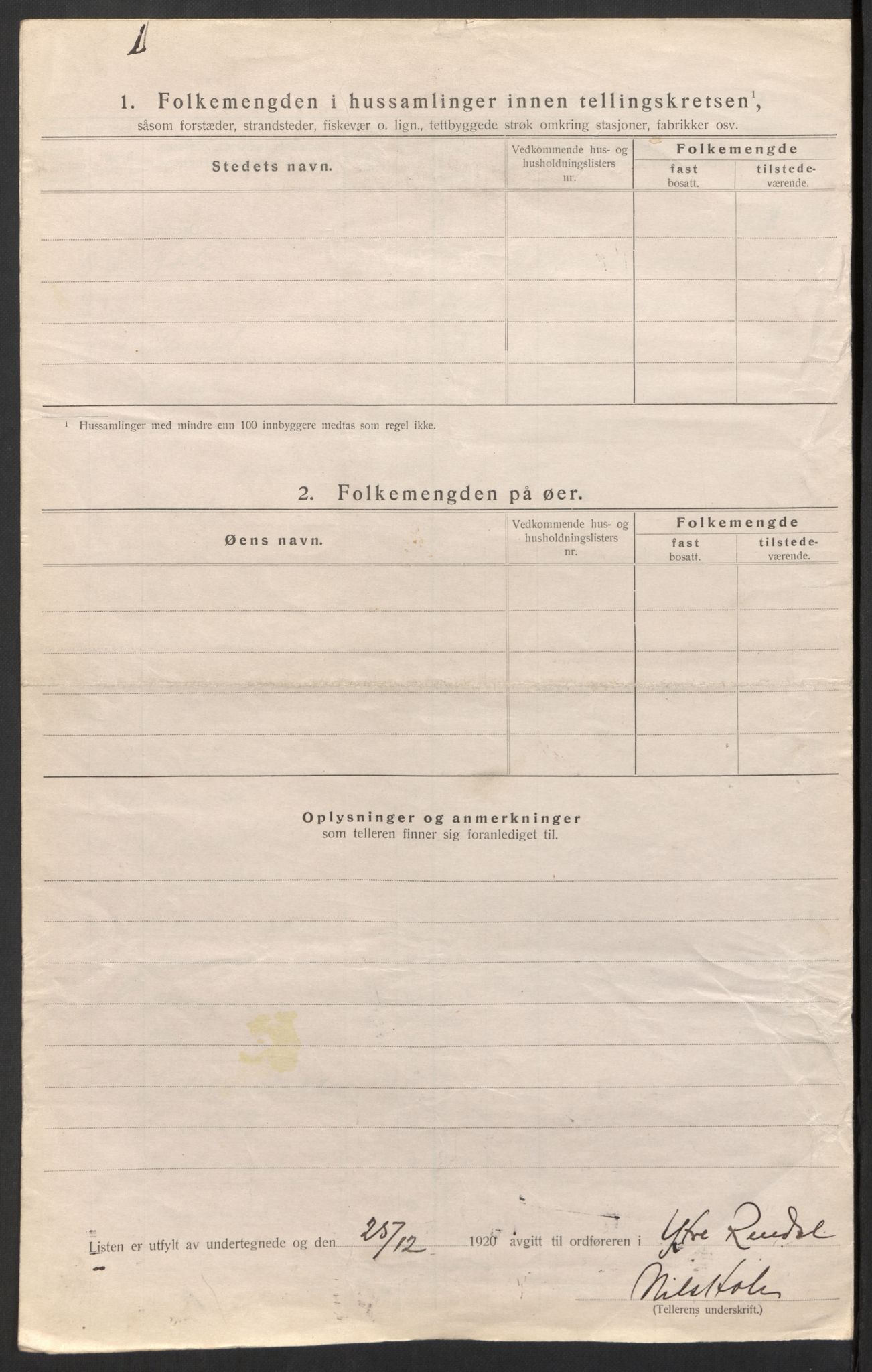 SAH, Folketelling 1920 for 0432 Ytre Rendal herred, 1920, s. 24