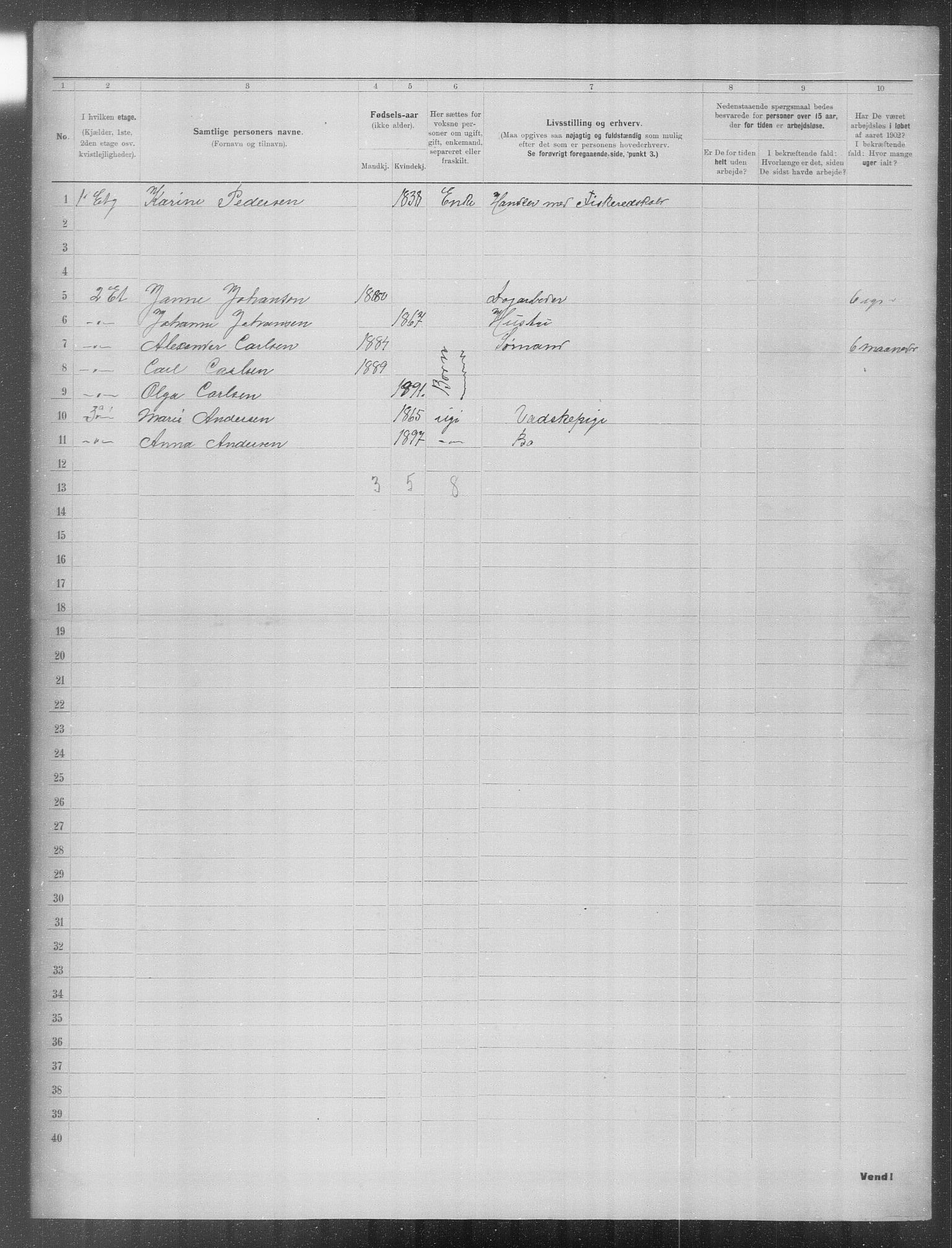 OBA, Kommunal folketelling 31.12.1902 for Kristiania kjøpstad, 1902, s. 23975