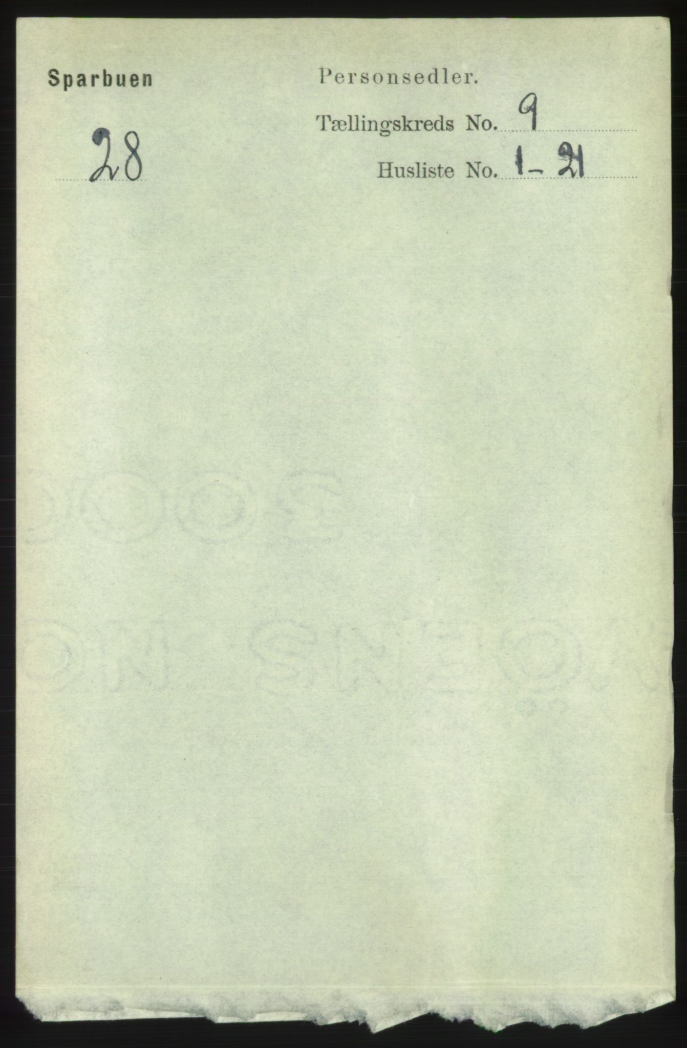 RA, Folketelling 1891 for 1731 Sparbu herred, 1891, s. 3059