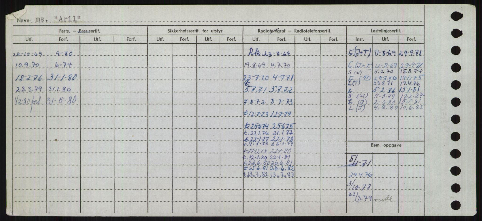 Sjøfartsdirektoratet med forløpere, Skipsmålingen, RA/S-1627/H/Hd/L0002: Fartøy, Apa-Axe, s. 112