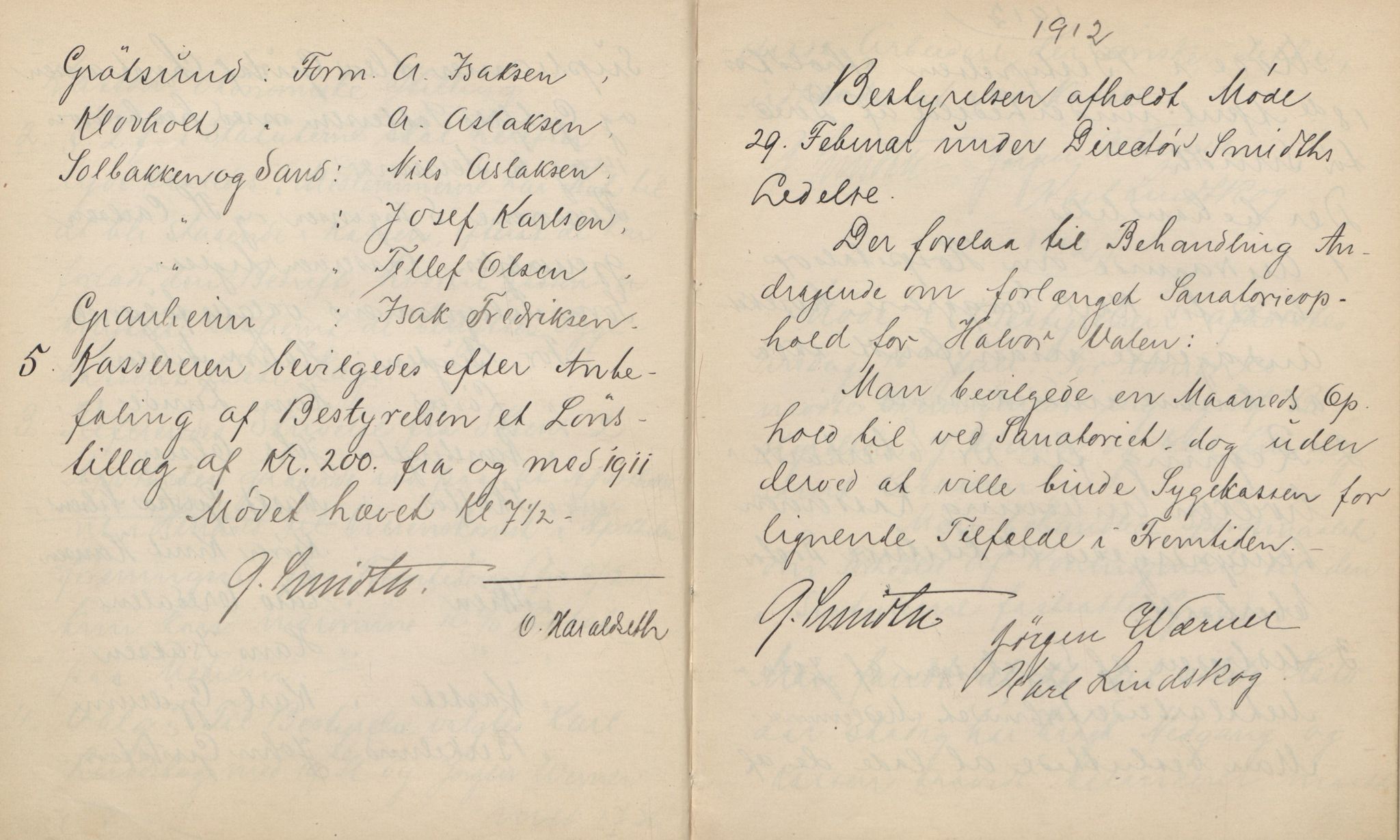 Skotfos bruks hjelpekasses arkiv, AAT/AAT-806014/A/L0001: Møtebok, 1894-1918