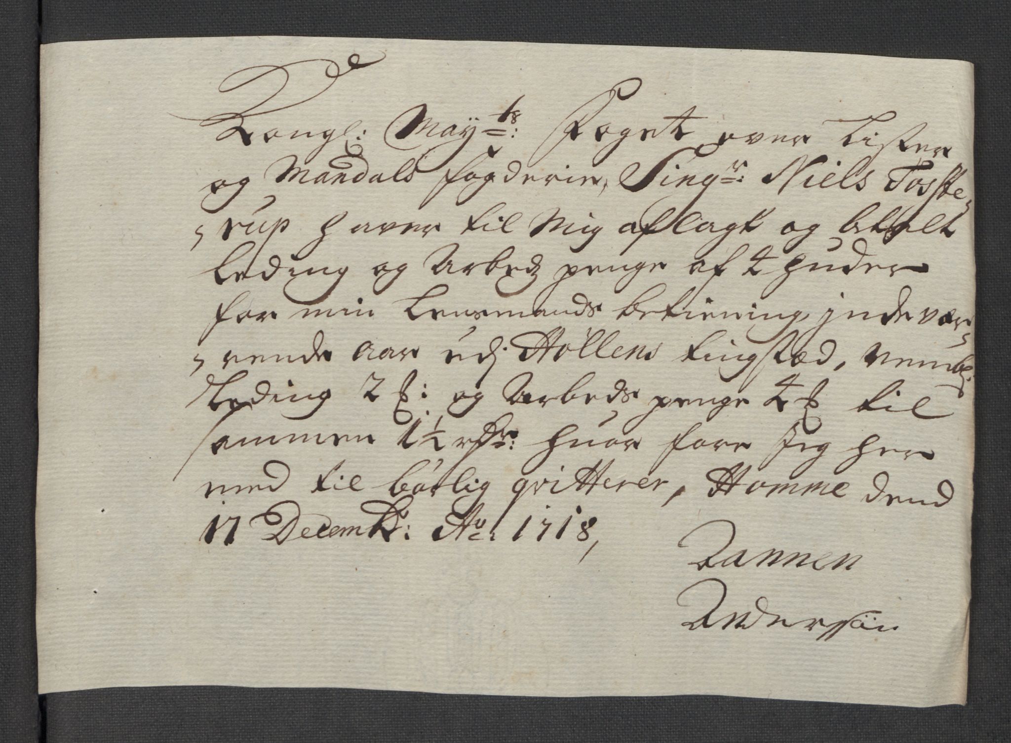 Rentekammeret inntil 1814, Reviderte regnskaper, Fogderegnskap, RA/EA-4092/R43/L2563: Fogderegnskap Lista og Mandal, 1718, s. 362