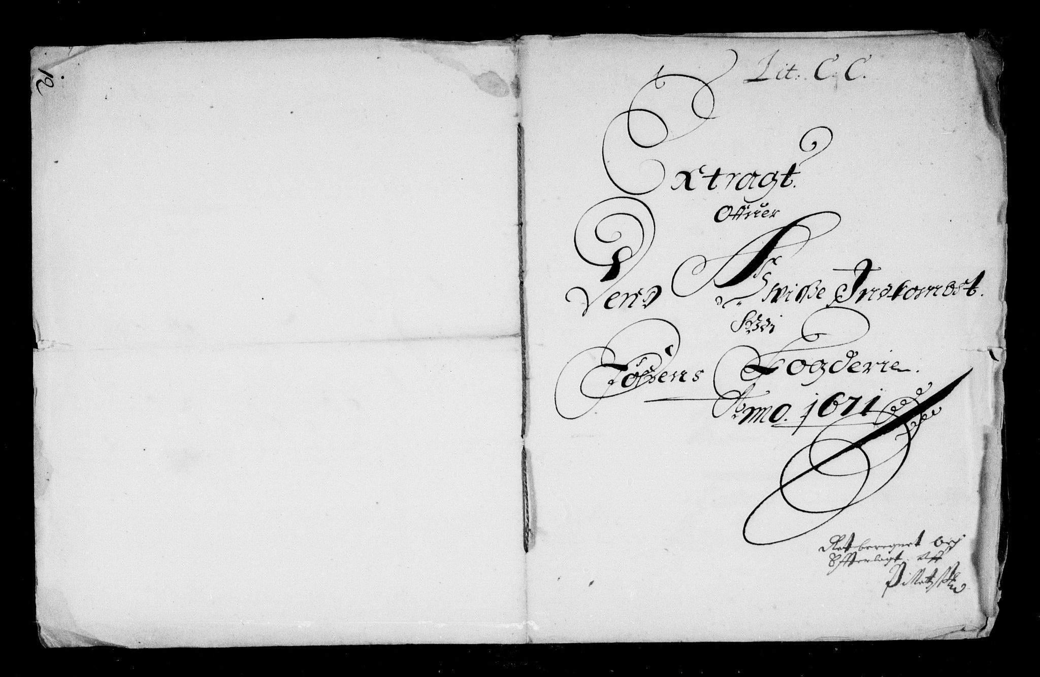 Rentekammeret inntil 1814, Reviderte regnskaper, Stiftamtstueregnskaper, Trondheim stiftamt og Nordland amt, AV/RA-EA-6044/R/Rd/L0033: Trondheim stiftamt, 1671