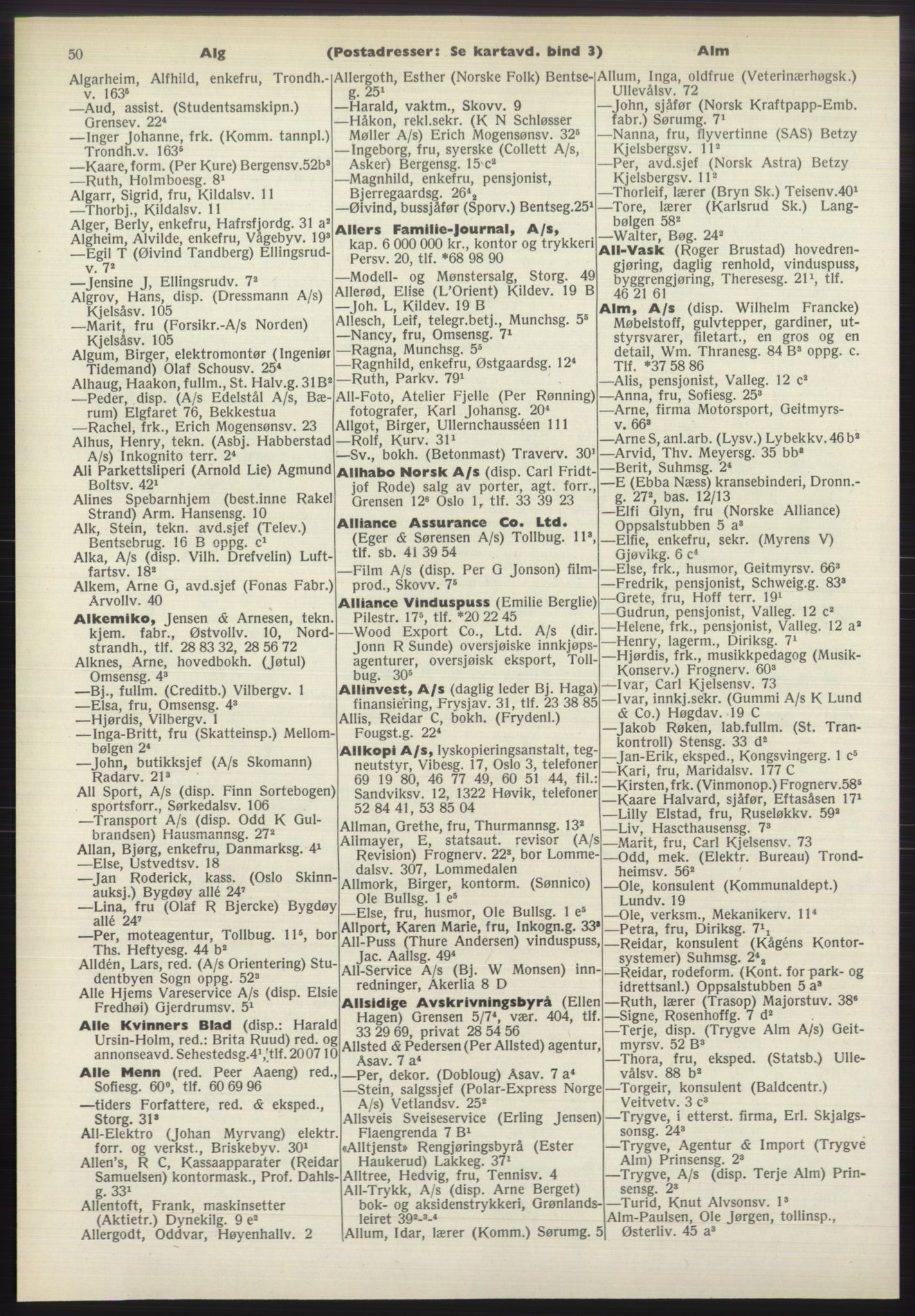 Kristiania/Oslo adressebok, PUBL/-, 1970-1971, s. 50