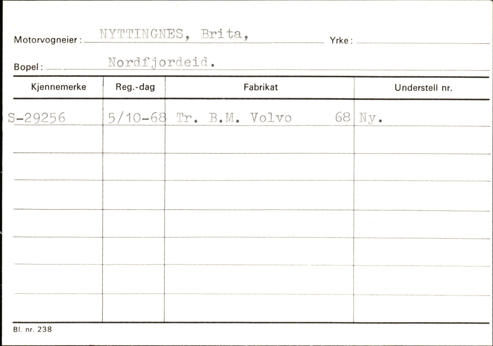 Statens vegvesen, Sogn og Fjordane vegkontor, AV/SAB-A-5301/4/F/L0129: Eigarregistrer Eid A-S, 1945-1975, s. 2009
