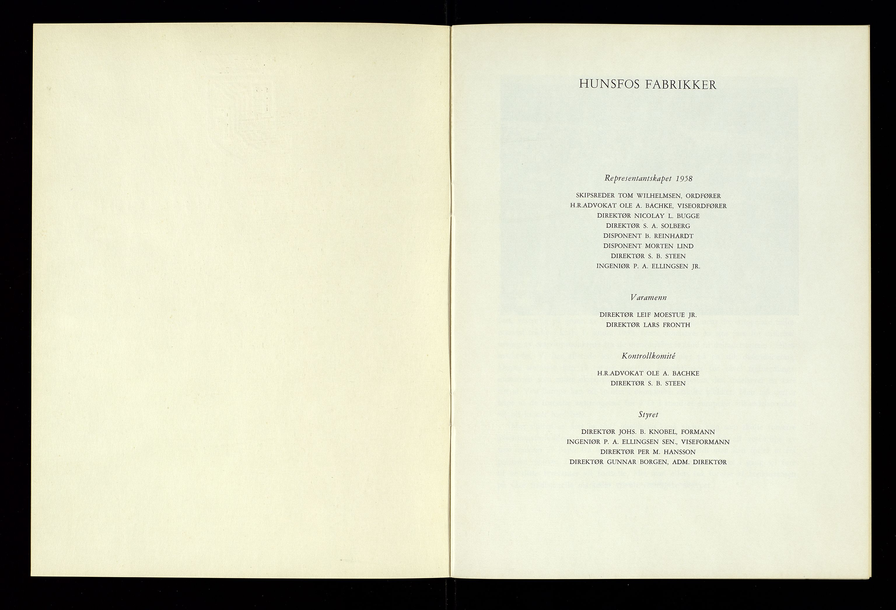 Hunsfos fabrikker, AV/SAK-D/1440/01/L0001/0003: Vedtekter, anmeldelser og årsberetninger / Årsberetninger og regnskap, 1918-1989, s. 156