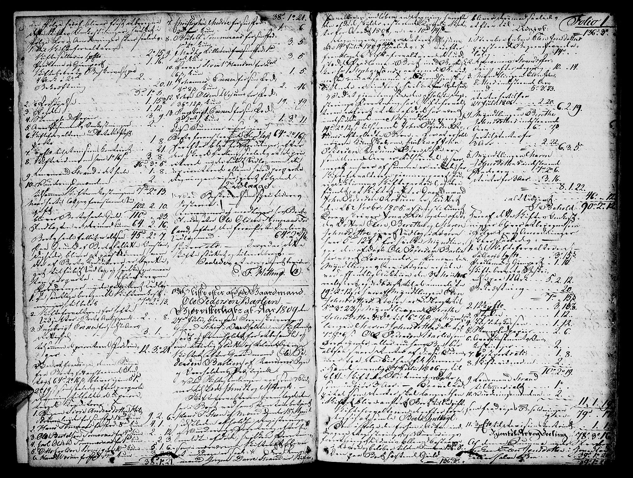 Namdal sorenskriveri, AV/SAT-A-4133/1/3/3A/L0036: Skifteprotokoll nr. 26, 1809-1815, s. 0b-1a
