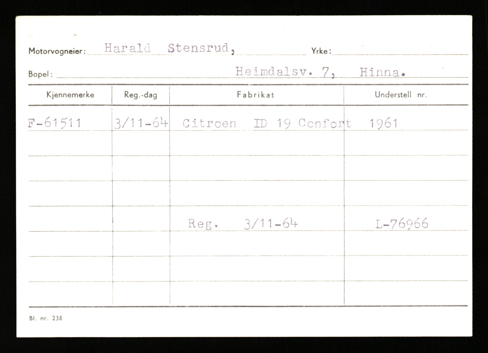 Stavanger trafikkstasjon, SAST/A-101942/0/G/L0007: Registreringsnummer: 49019 - 67460, 1930-1971, s. 2511