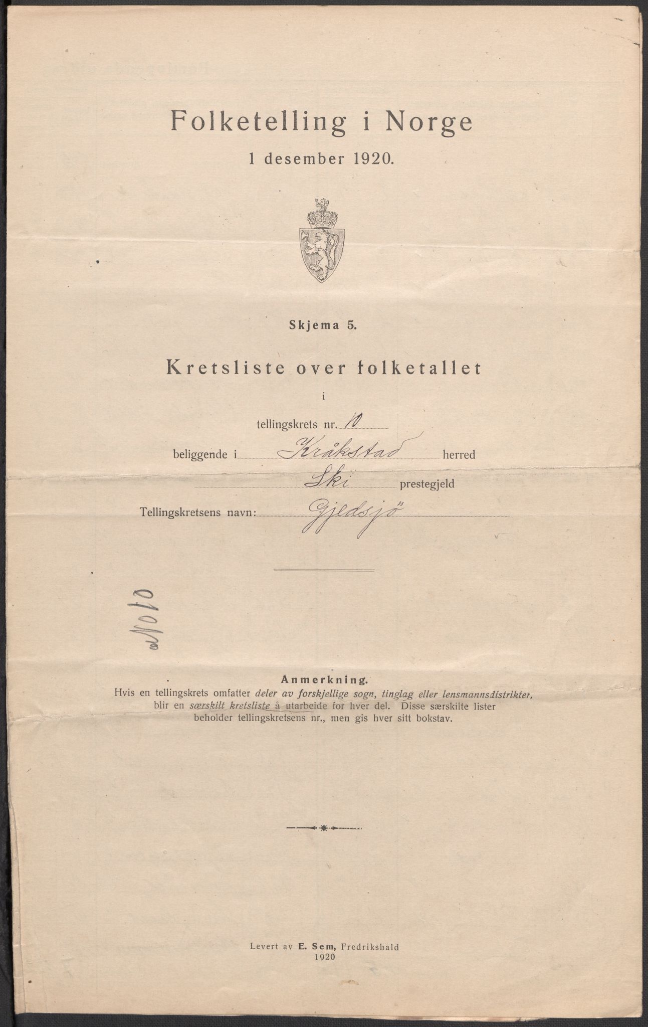 SAO, Folketelling 1920 for 0212 Kråkstad herred, 1920, s. 35