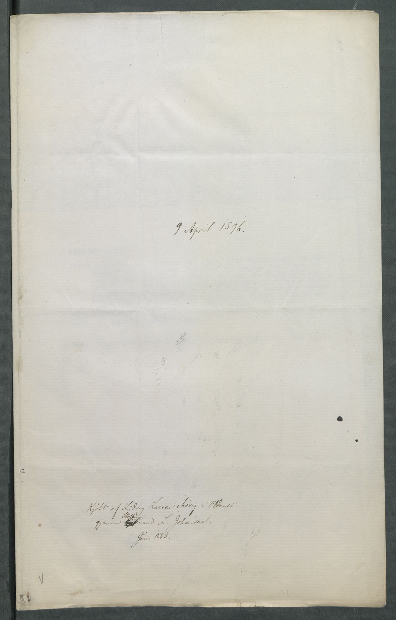 Riksarkivets diplomsamling, AV/RA-EA-5965/F02/L0101: Dokumenter, 1596, s. 11